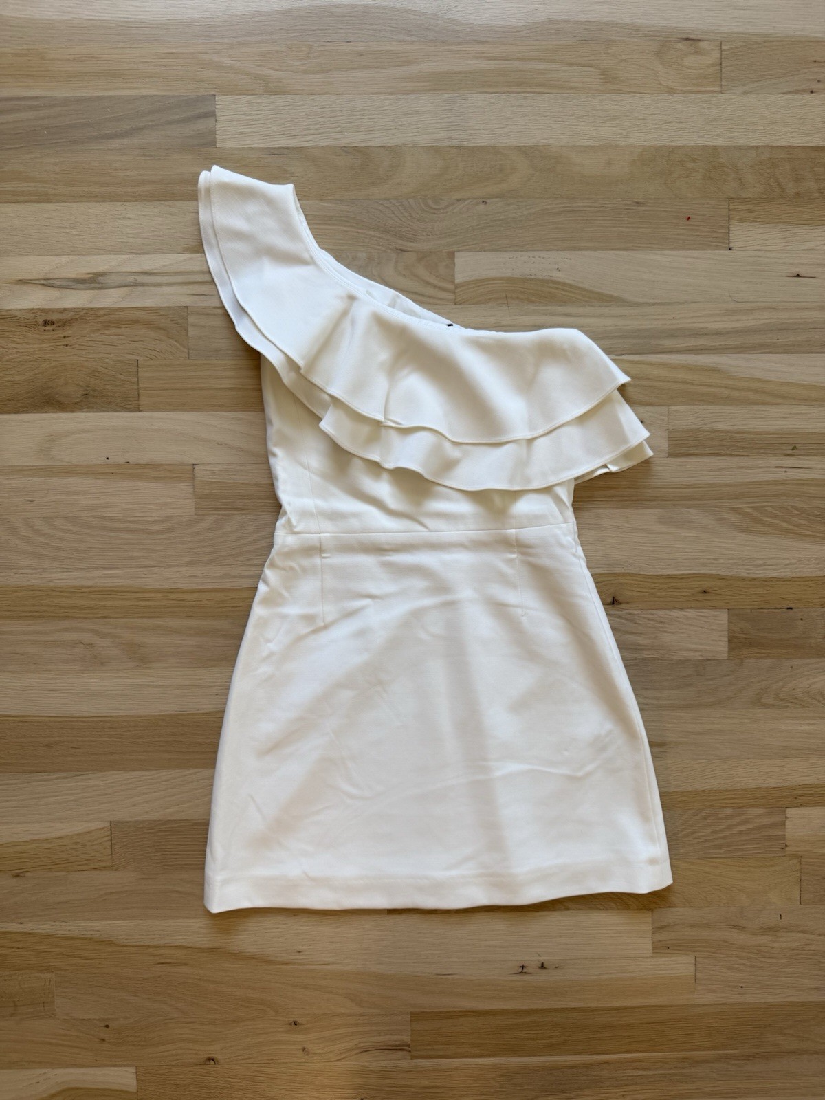 FRENCH CONNECTION One Shoulder Ruffle Dress US Size 4/EUR XS