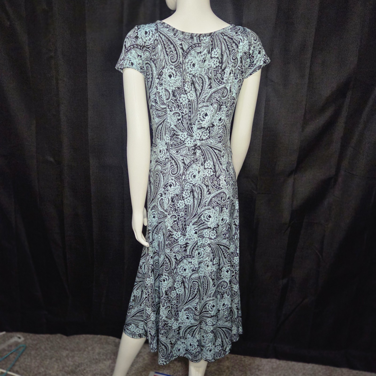 Perceptions Women’s Western Floral Paisley Flowy Lightweight Maxi Dress