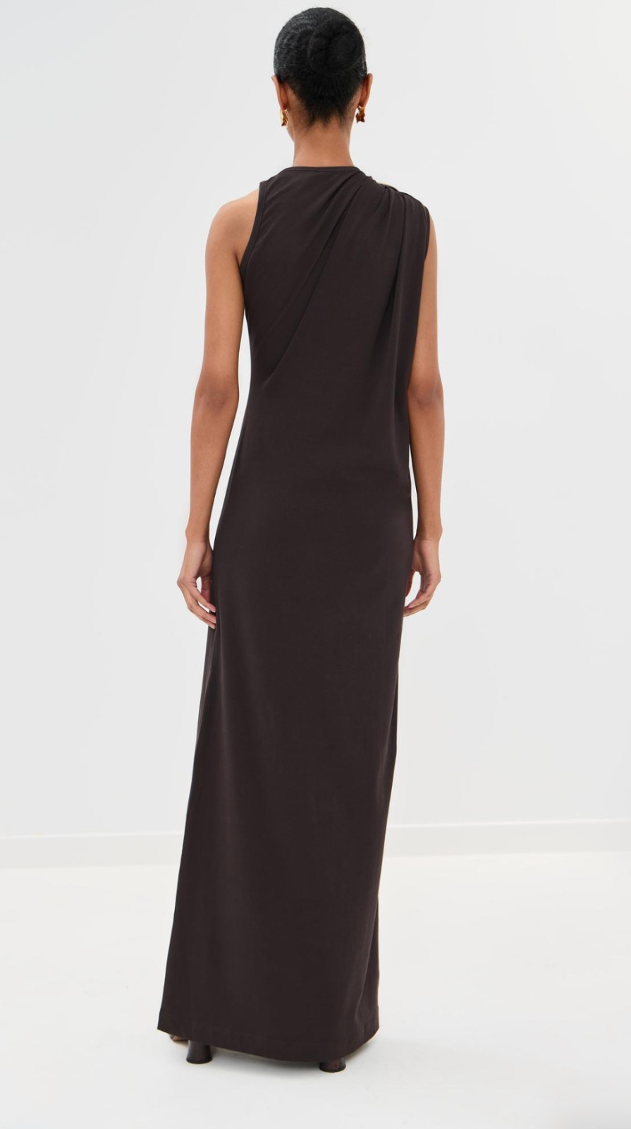 BNWT CHRISTOPHER ESBER ESPRESSO STONE PIN COLUMN TEE DRESS – SIZE 4 US