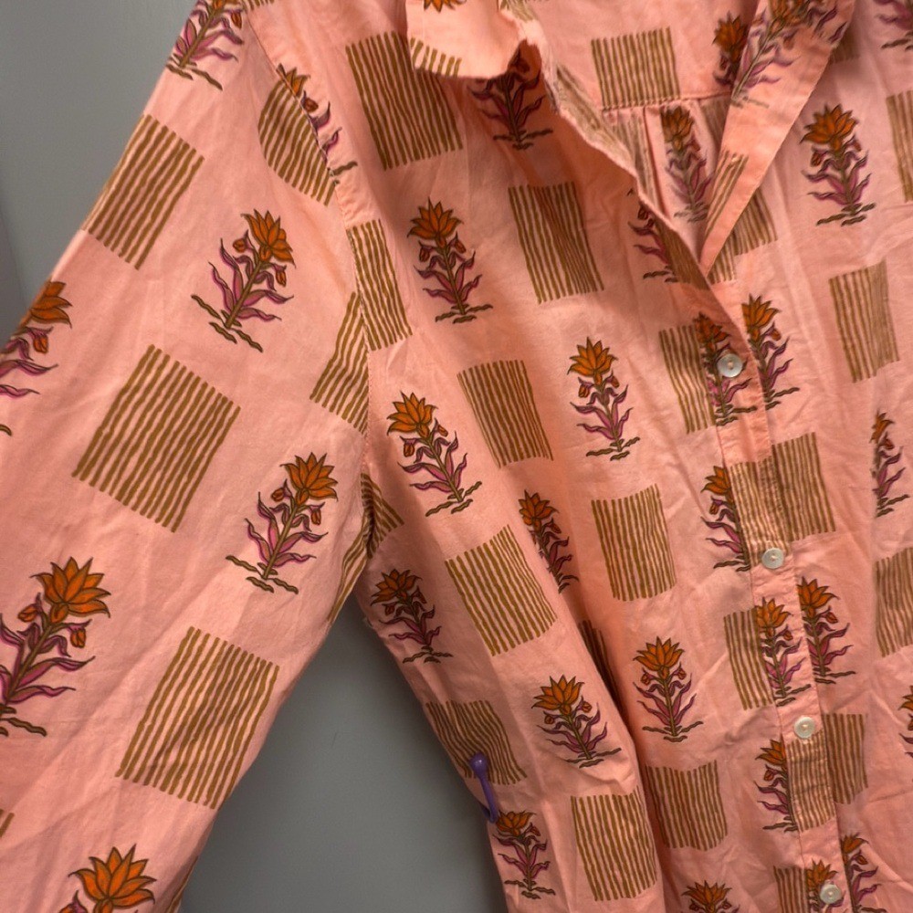 Becasa Coral Shirt Dress M/L