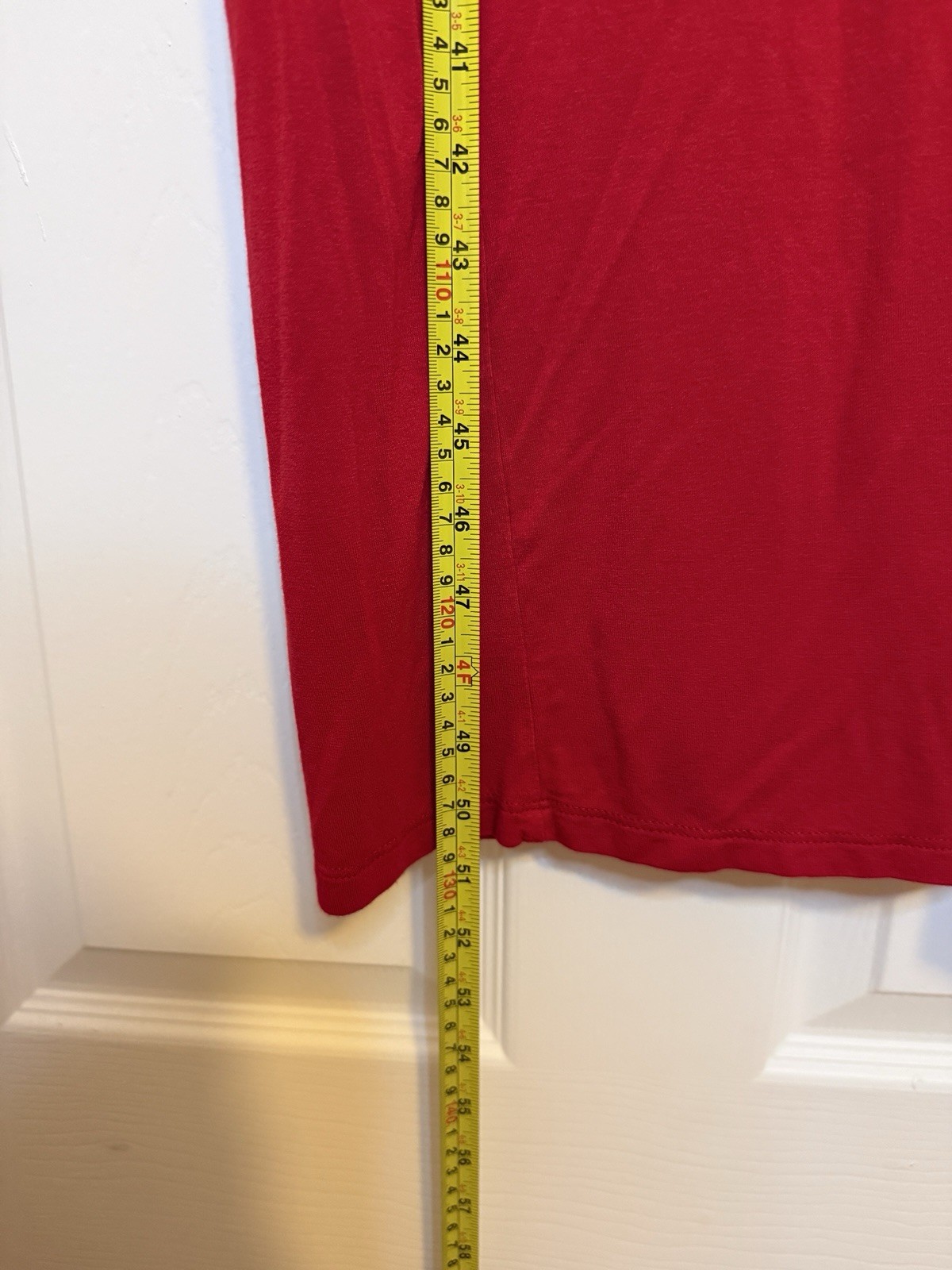 Velvet Torch Red Solid Maxi Dress Long Scoop Neck Sleeveless Women Regular L