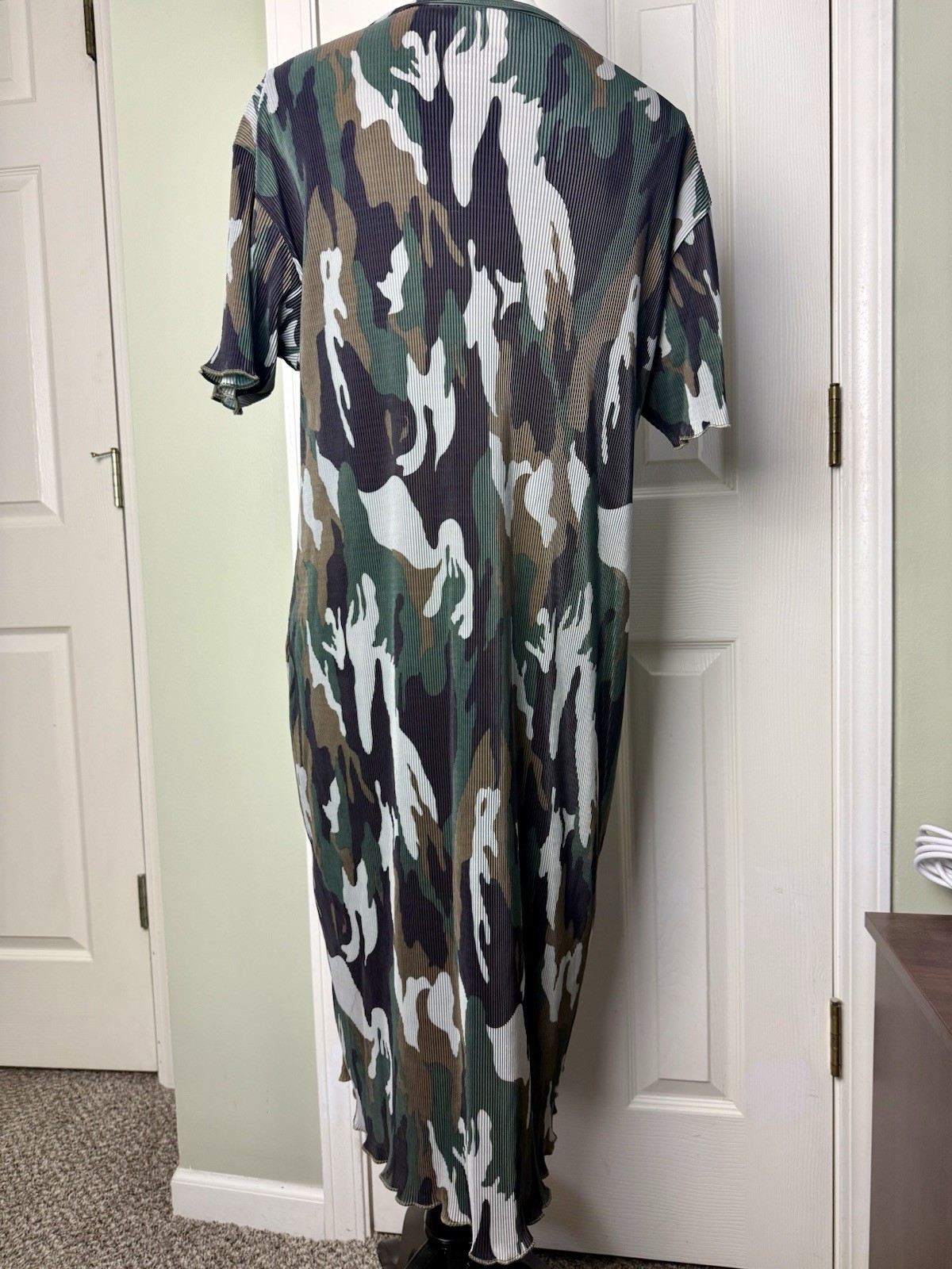 New 2XL Military Camouflage Lightweight Minimalist Relaxed Fit Comfy Dress Women