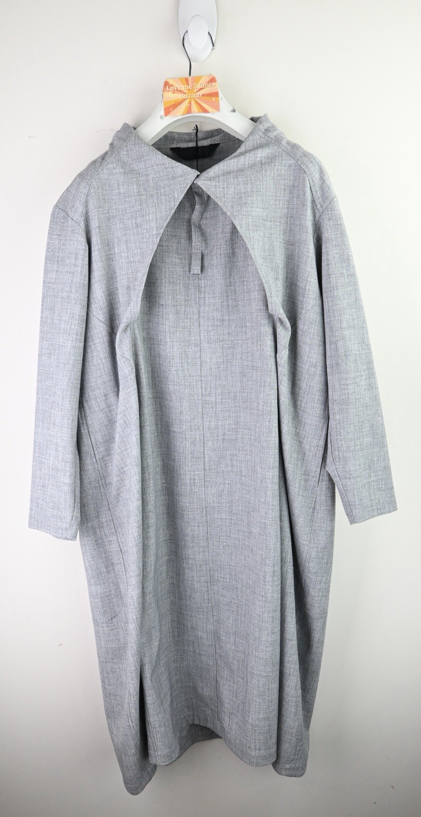 Moyuru long sleeve tunic in grey marle size M BNWT
