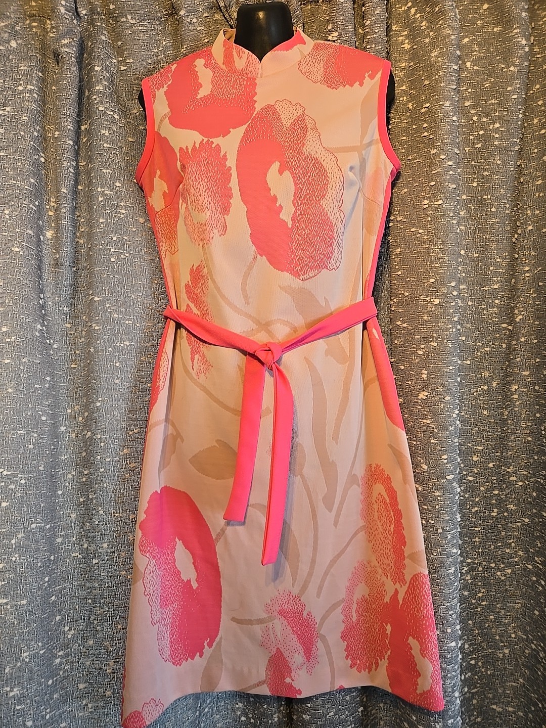 Vintage 60s Dress Kay Windsor Belted **New Old Stock** No Size Tag – See Pics