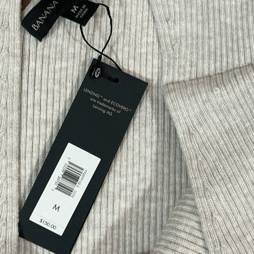 Banana Republic Women’s Lenzing Ecovero Serene Sweater Dress, V-Neck Size M, MWT