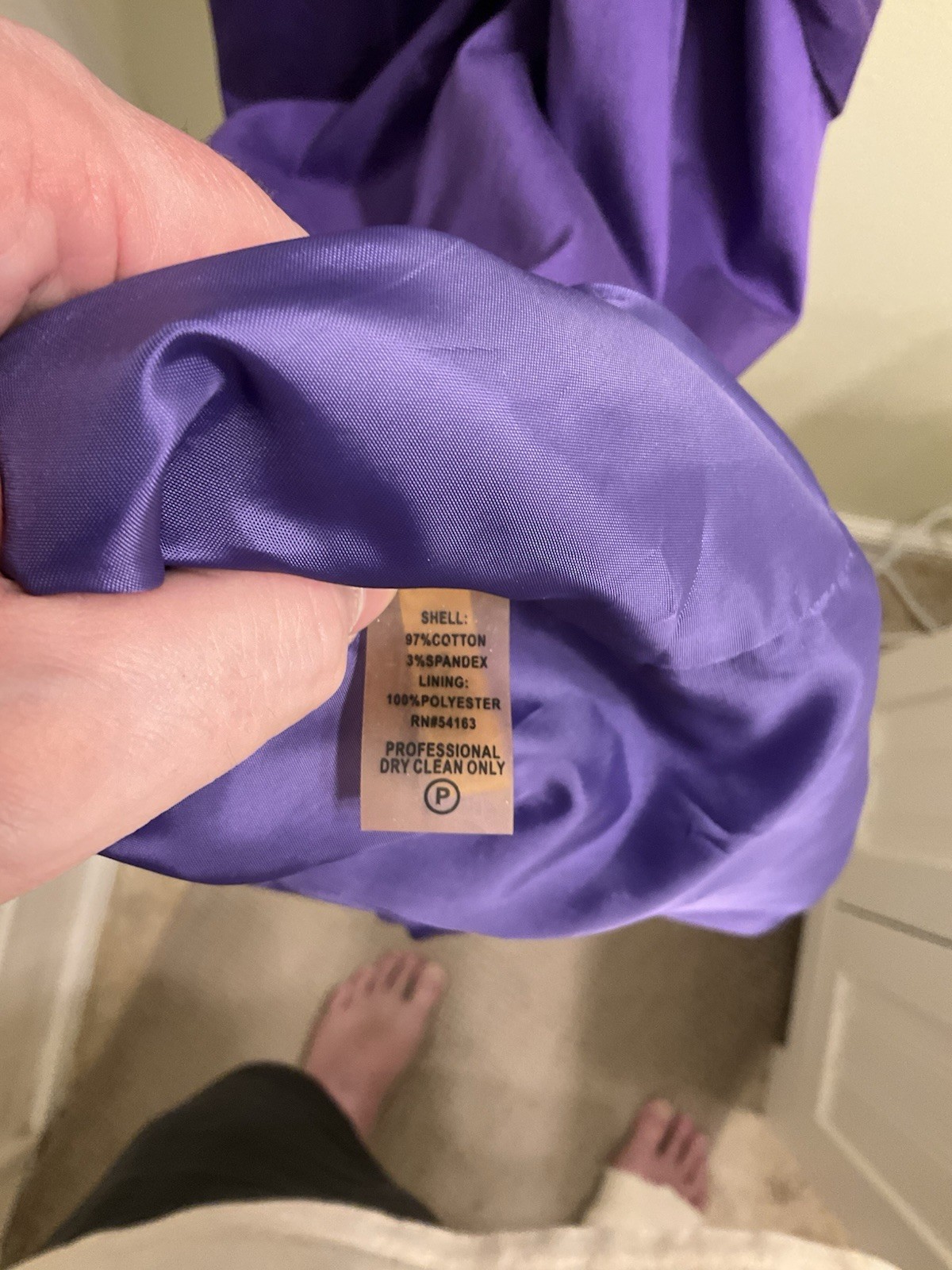 Calvin Klein sleeveless pencil dress purple pleated belt knee length size P