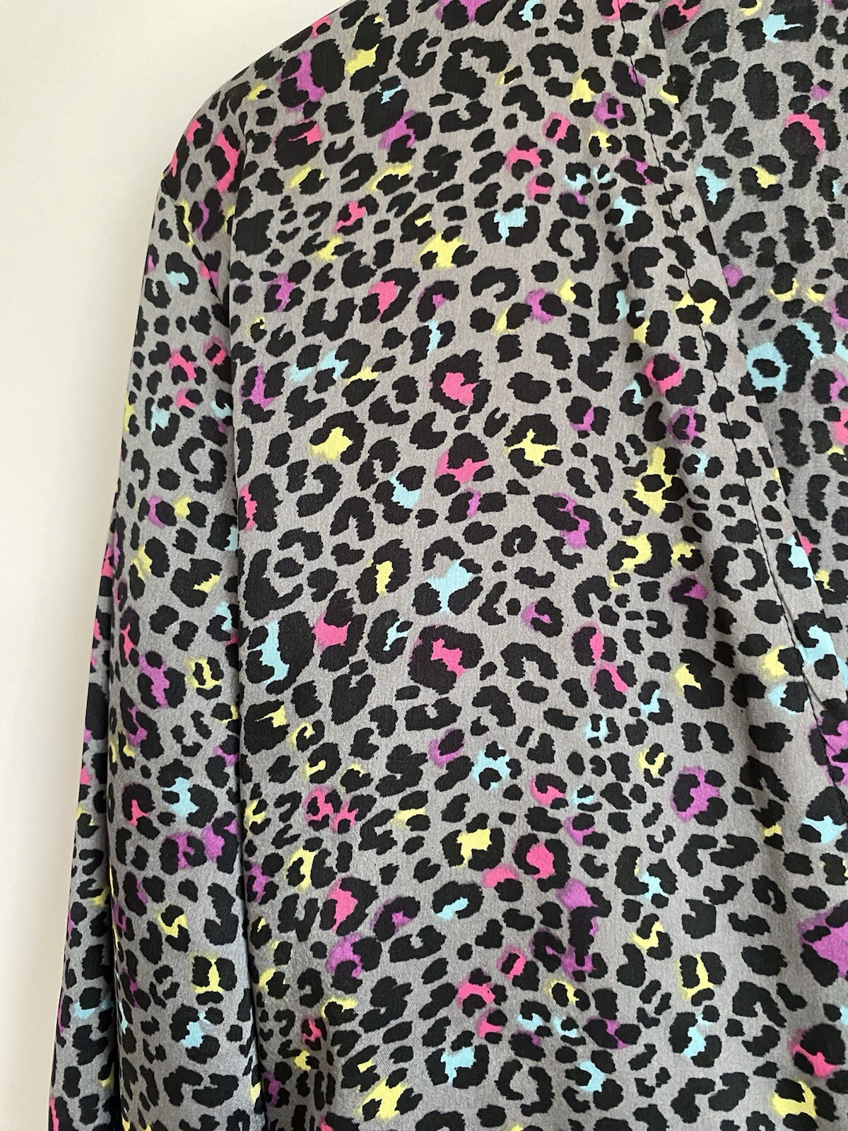 Dancing Leopard SilkFred DOVE maxi dress multi colour animal print UK 10 BNWT