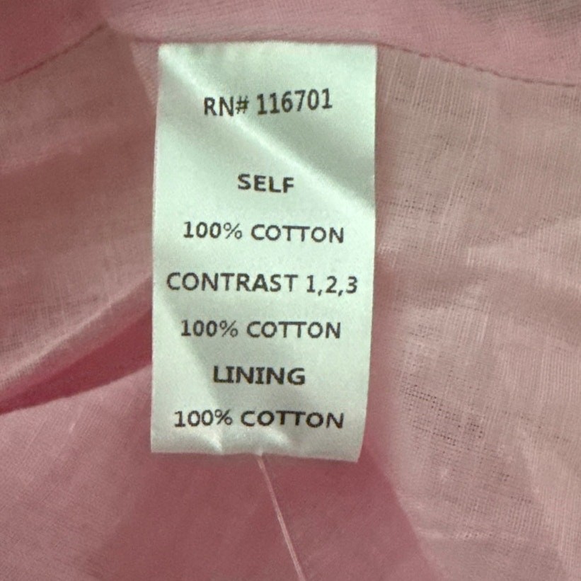 Karlie Scalloped Button Front Cutie Pie Mini Dress Pink Size Large