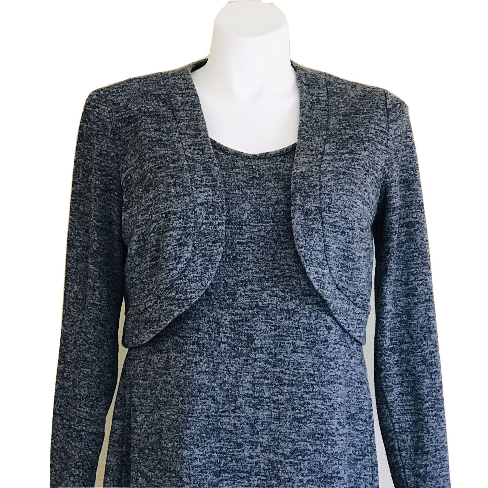 Catos women’s Size XL dress with Jacket Gray Knee Length