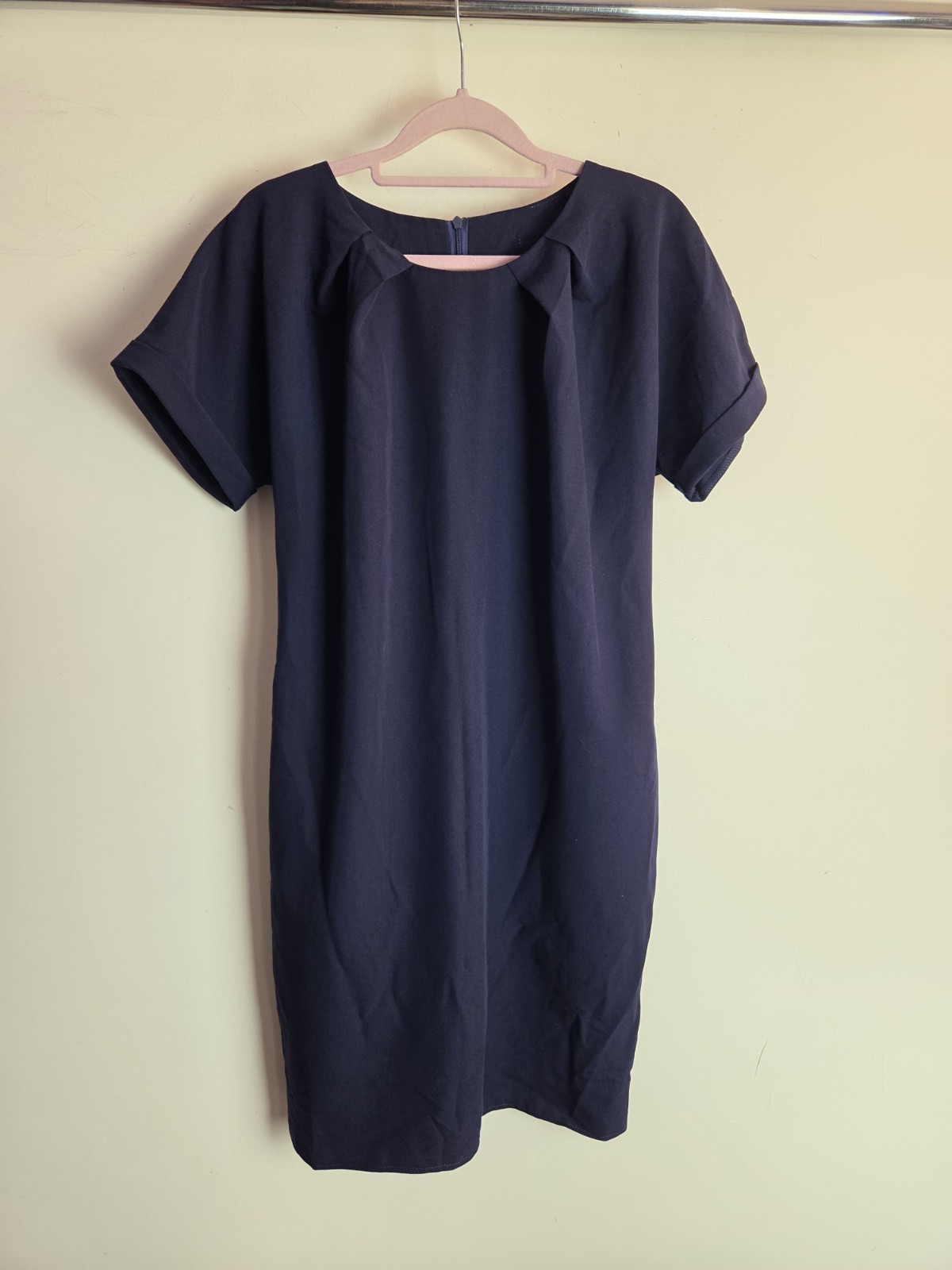Smart Workwear Womens Dark Blue Navy Dress Simple Size 10