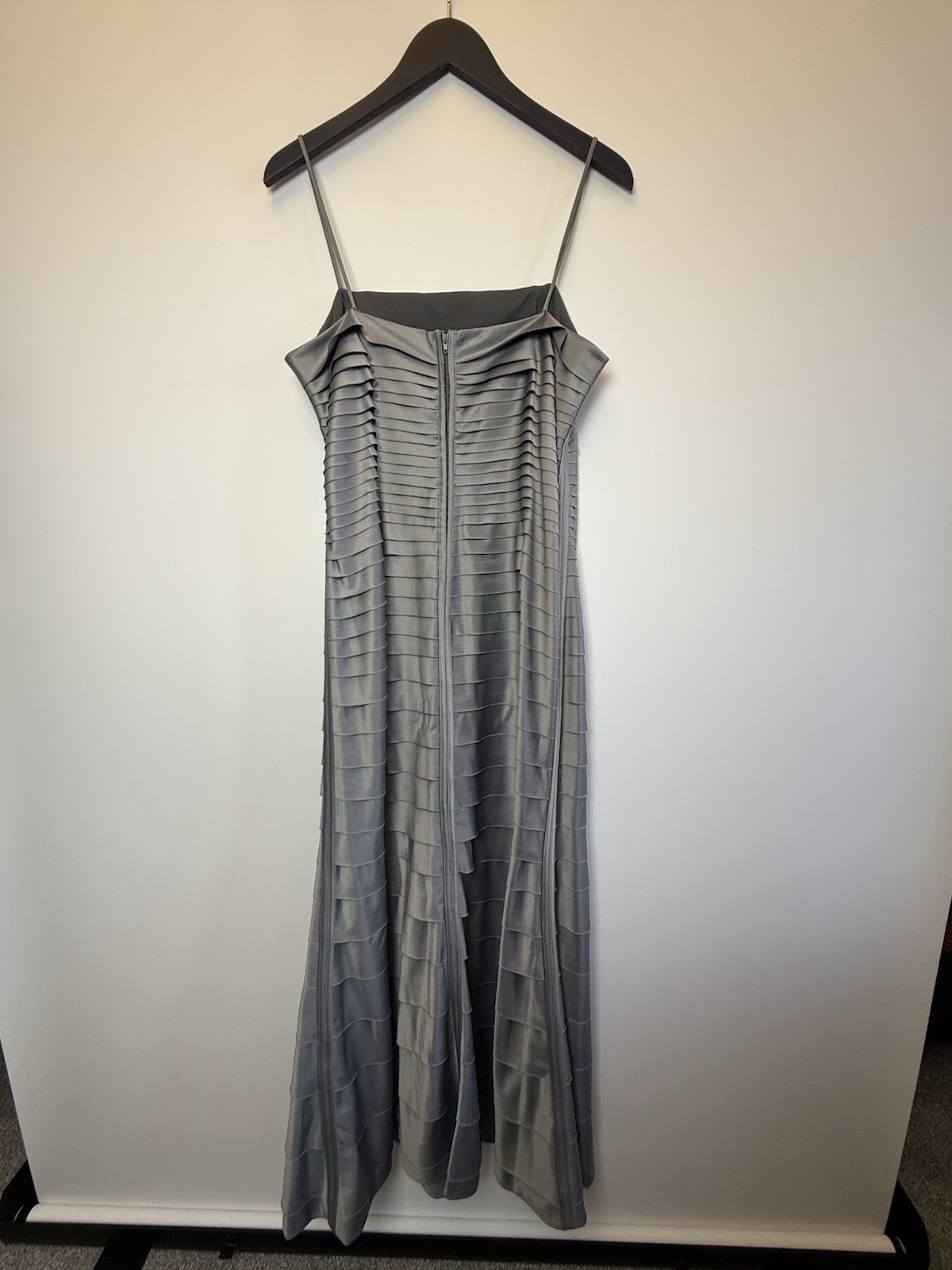 Js Collections UK 16 Grey Maxi Dress And Shawl Formal Occasion Wedding Cruise