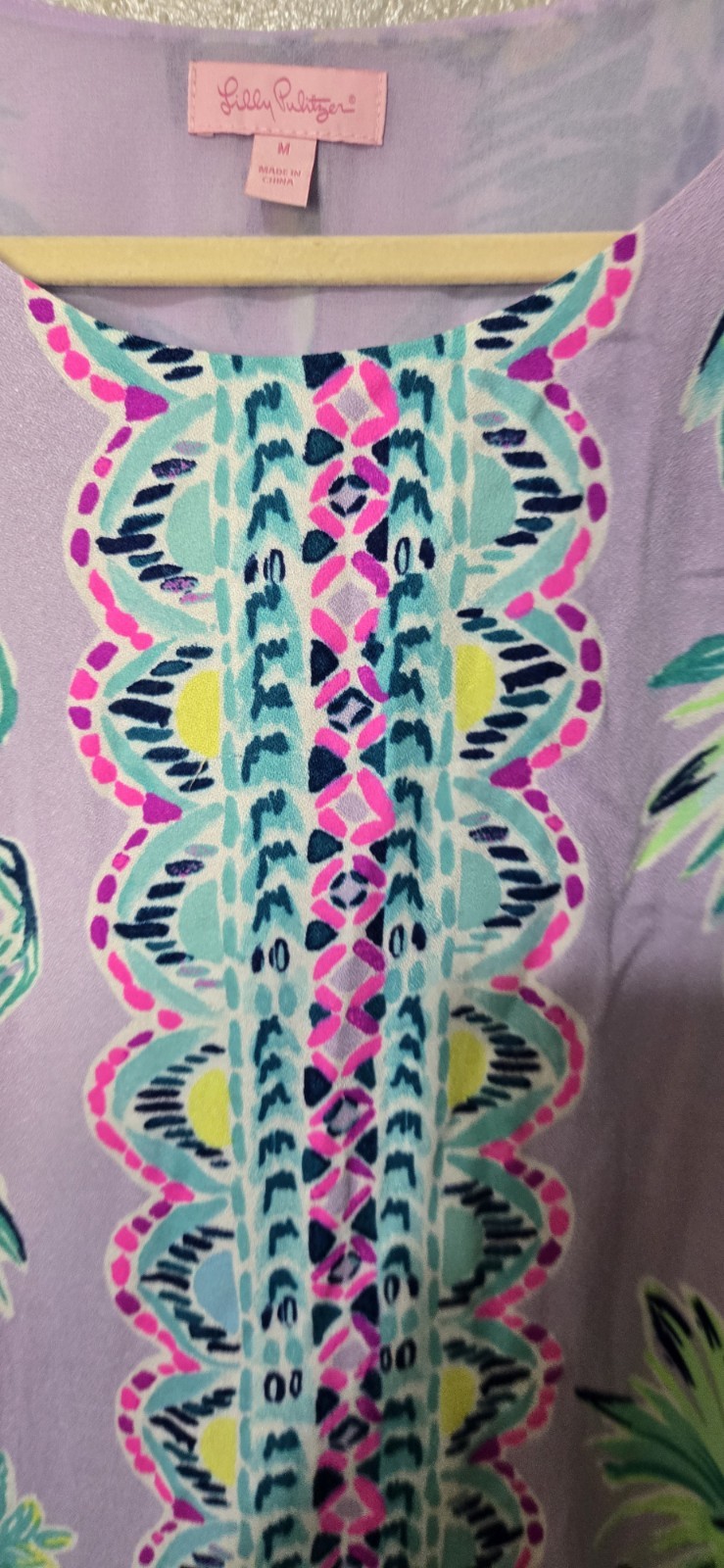 Womens Lilly Pulitzer Jackie Shift Dress It’s Impawsible Lilac Verbena M