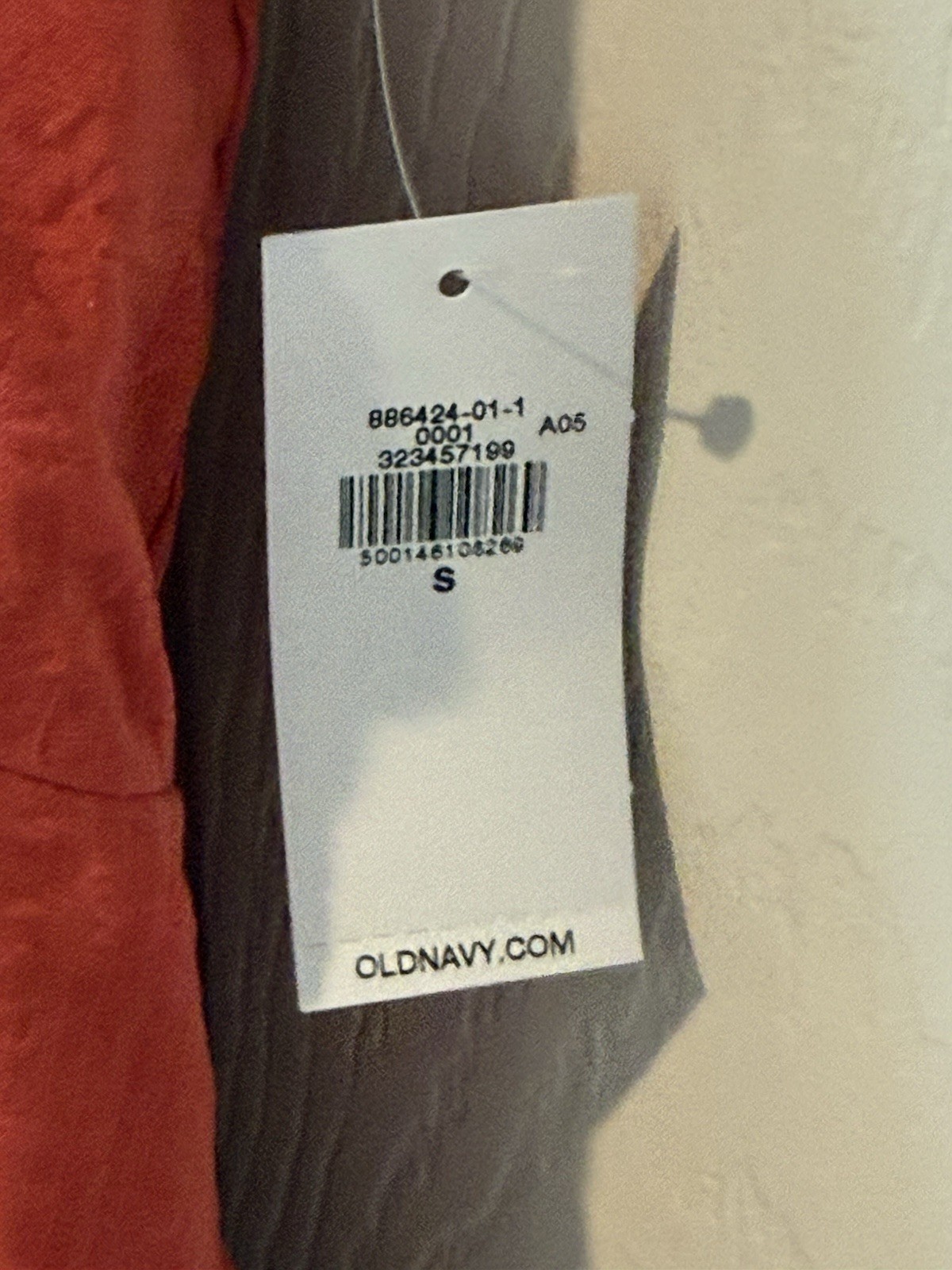 Old Navy Coral Orange Ruffle Strap Ruched Mini Dress Sleeveless Small NWT