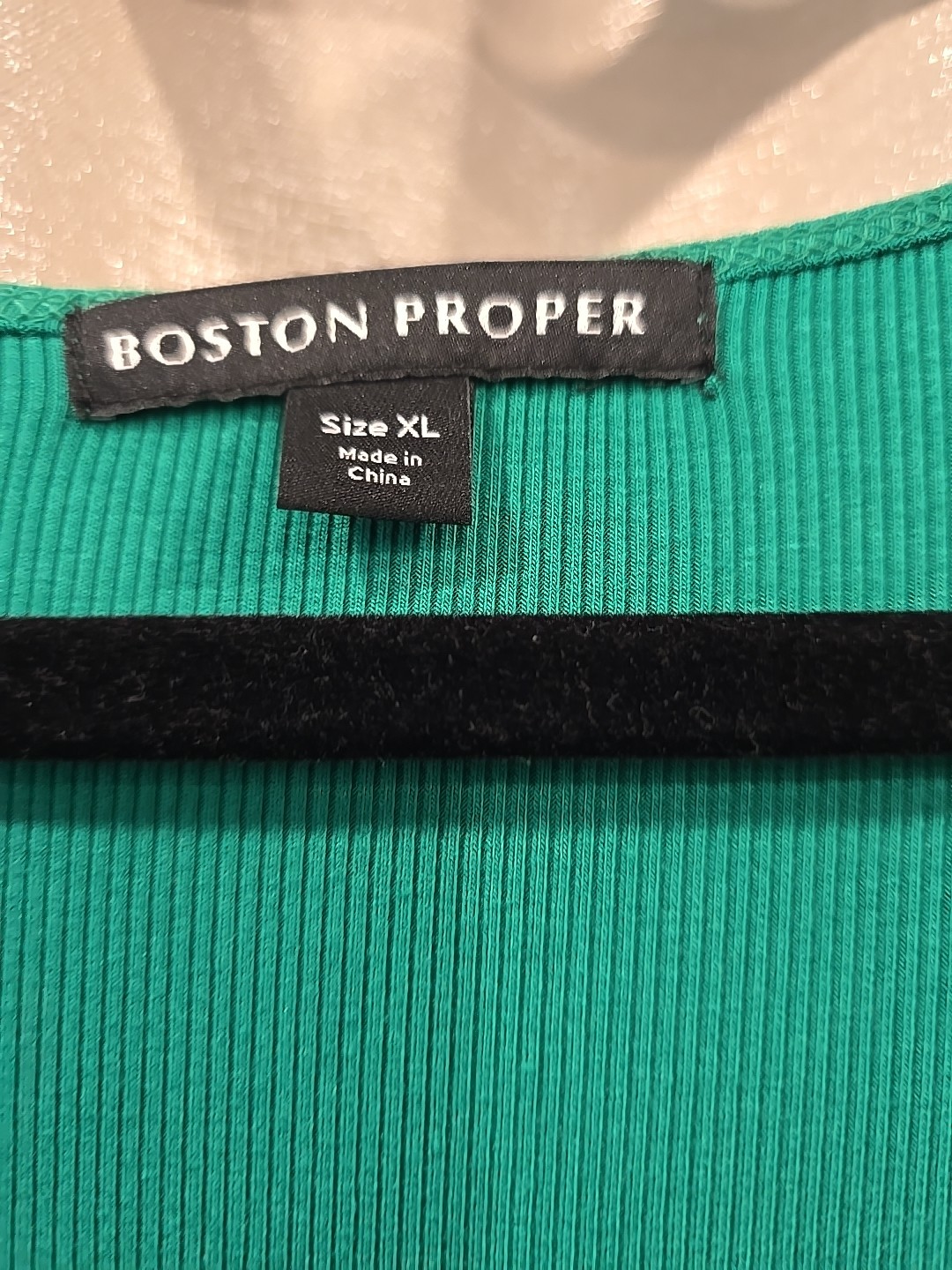 Women’s Green Boston Proper Ribber With side rouching, dress w/splits on side