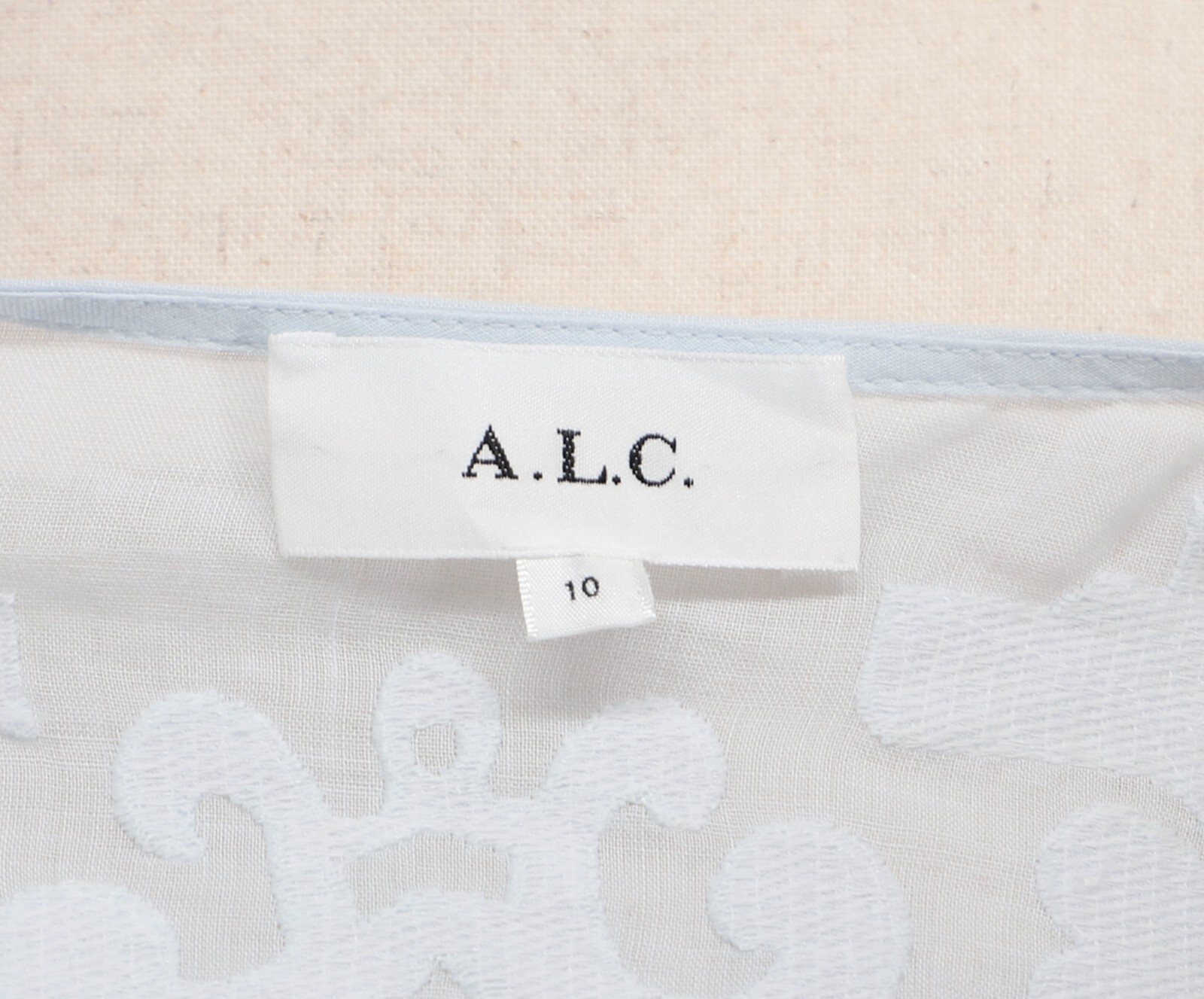 A.L.C $695 Irene Mini Dress Cut-Out Back in Ice Water Blue Size 10