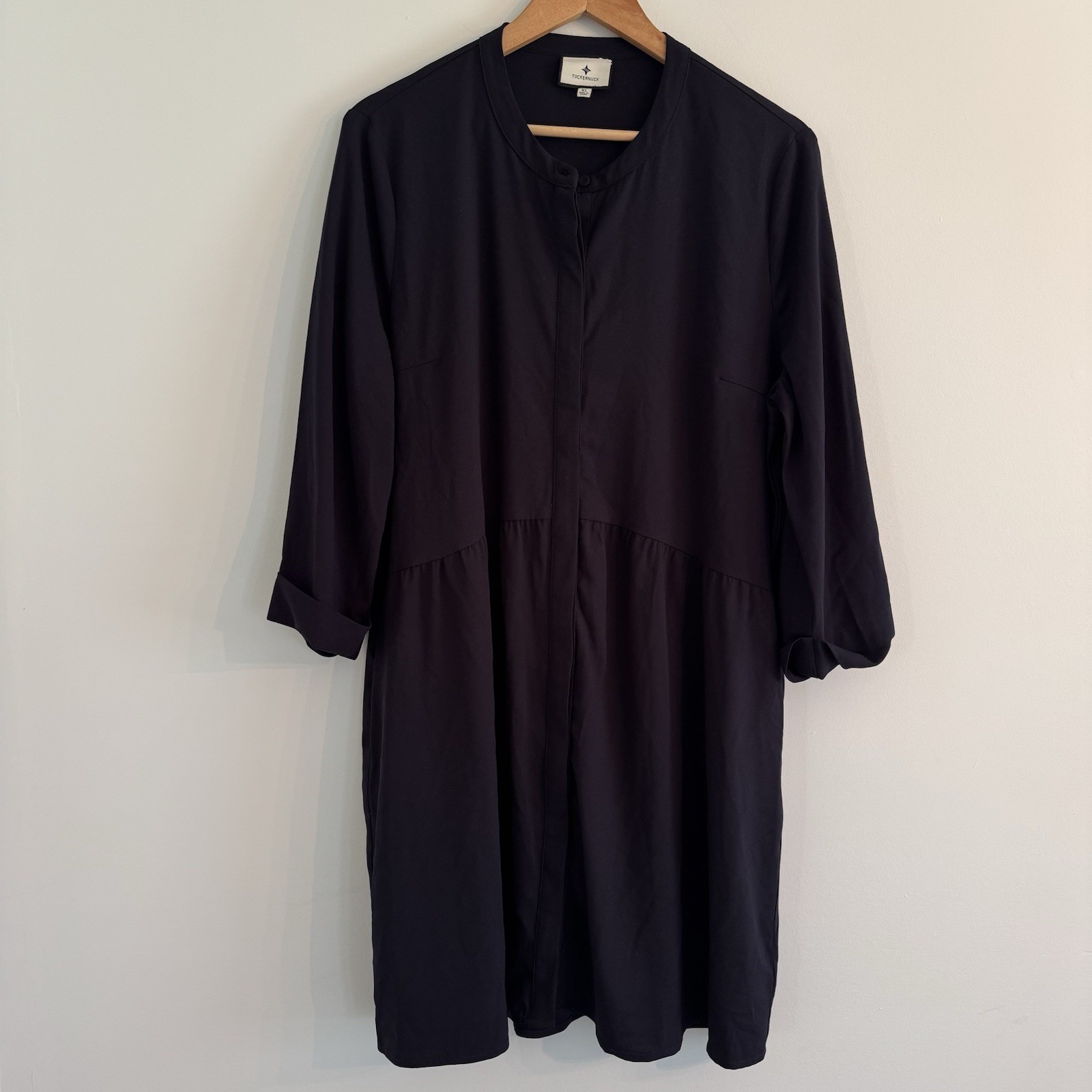 Tuckernuck Royal Shirt Dress Navy Blue Size XL