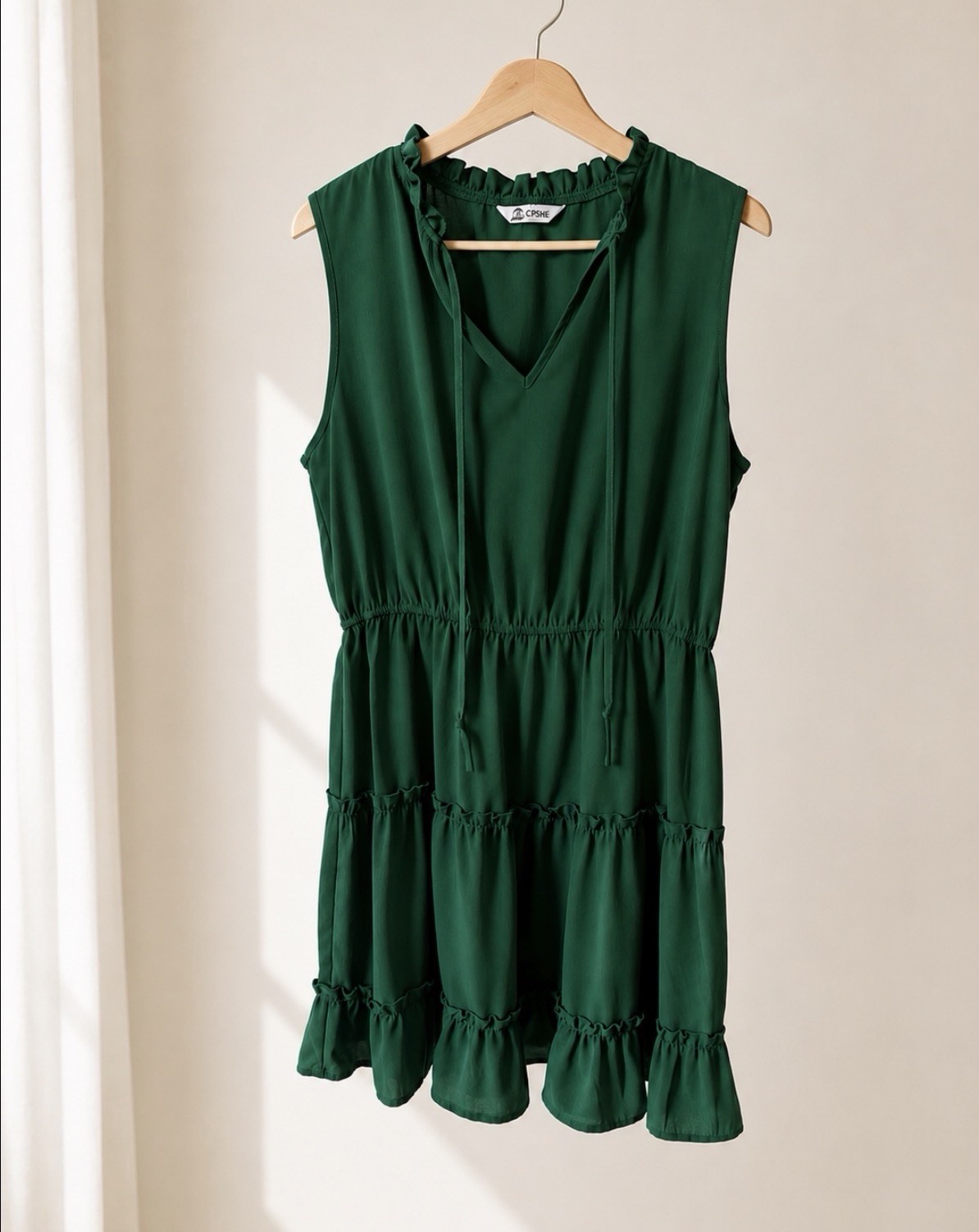 All American Green Mini Dress Cupshe Size Large