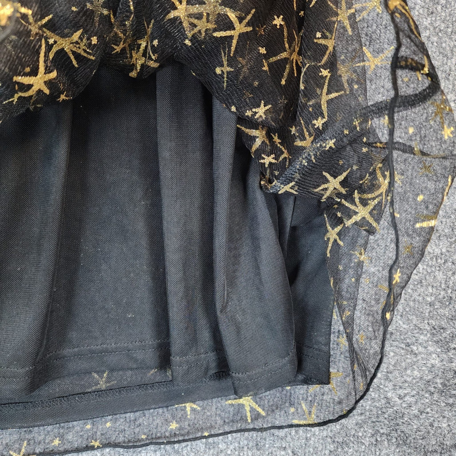 Celestial Fairycore Coquette Princess Whimsigoth Star Mesh Party Dress XL 12