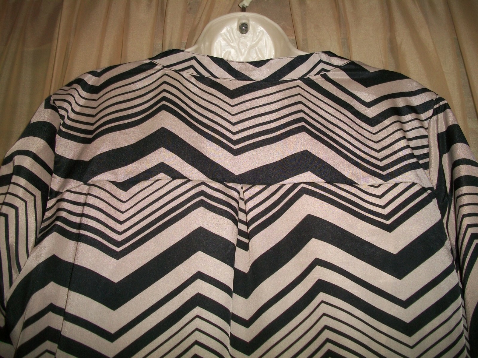 NOBO~NO BOUNDERIES BEIGE BLACK SHORT CASUAL SUMMER DRESS~JRS XL~15/17~ROLL TAB~