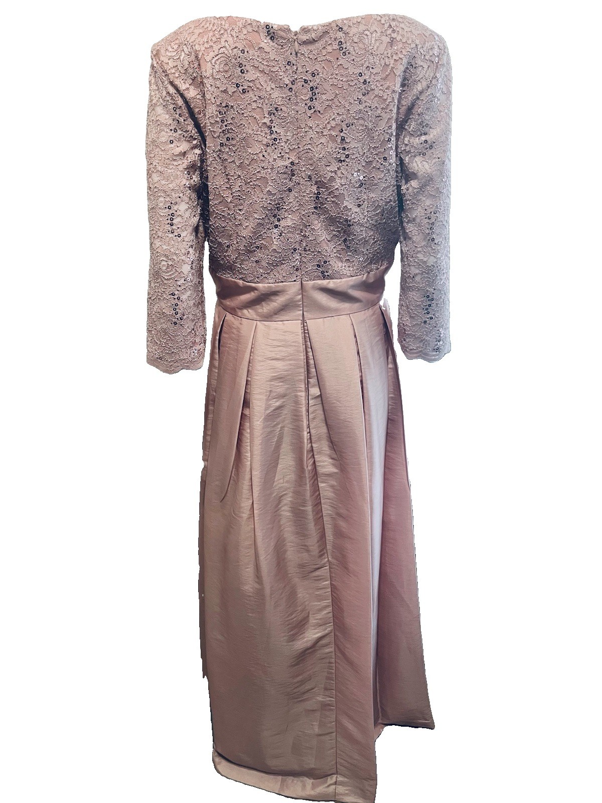 Jessica Howard Size 14 Formal Dusty Rose Dress Maxi Elegant Mother Of The Bride