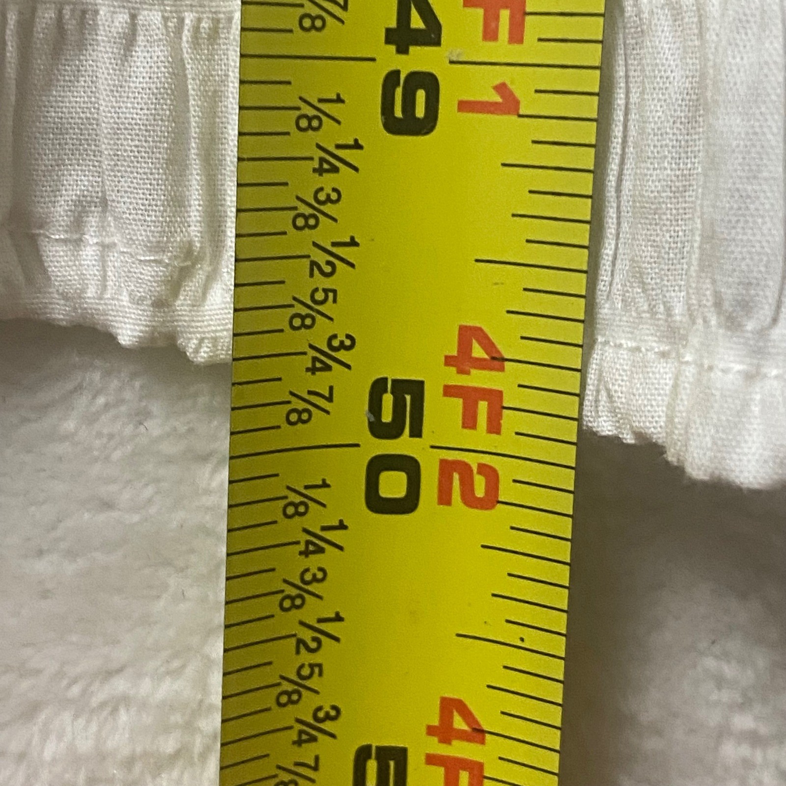 Grade & Gather White Textured Cotton Maxi Dress Small 60496WS Spaghetti Strap