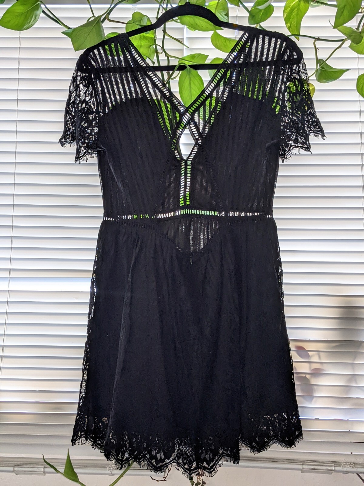 Black striped lace victorian rave gothic punk Y2K 90’s bohemian ballerina dress