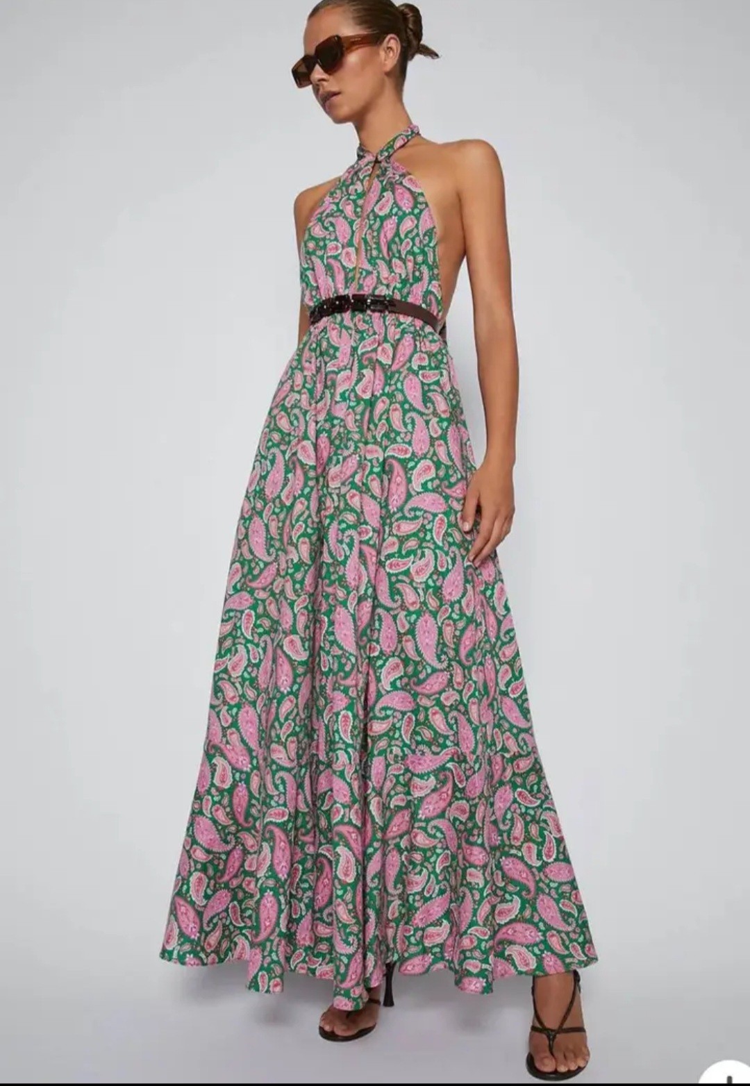 Scanlan Theodore Cotton Paisley Dress