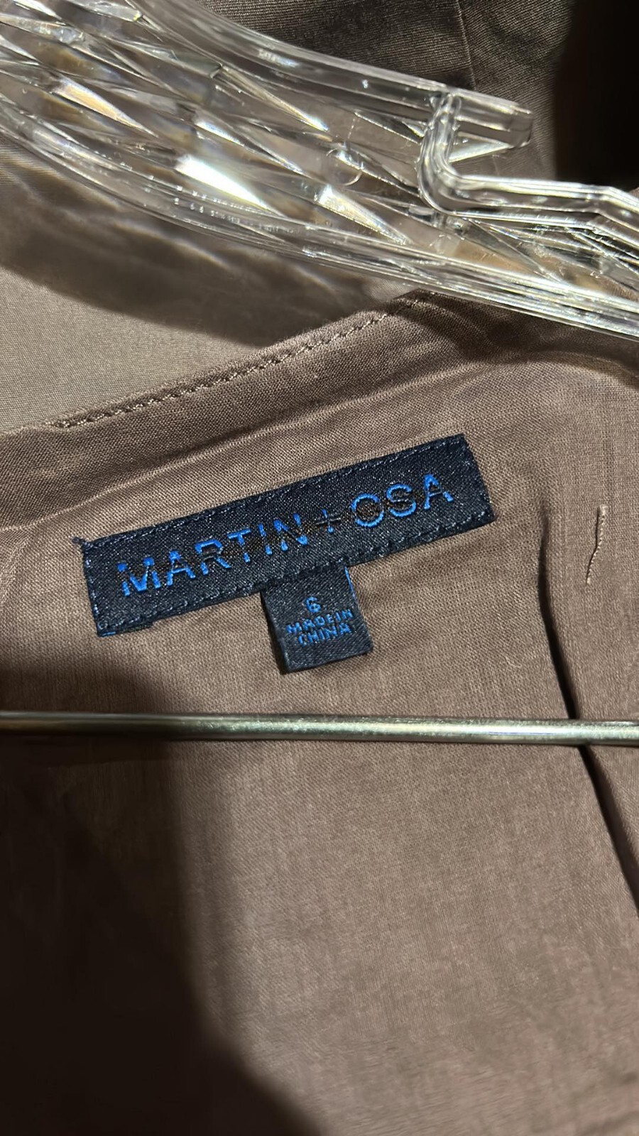 Martin + Osa Dress With Pockets Size 6 D39