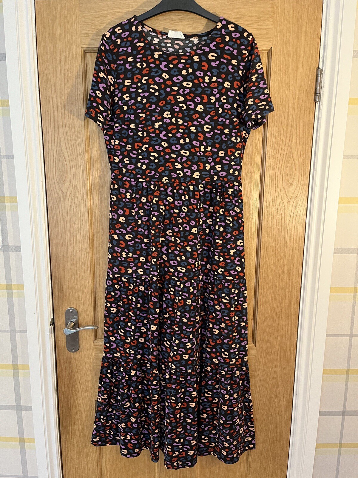 SUGARHILL Brighton, Bakari Jersey Maxi Smock Women’s Dress, Size 10