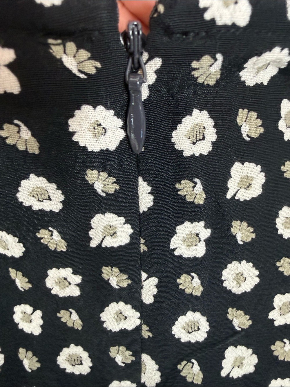 Madewell Black Mini Floral Dress