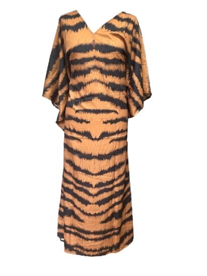 Free Size Kaftan with Tunic Dress fits upto size 24