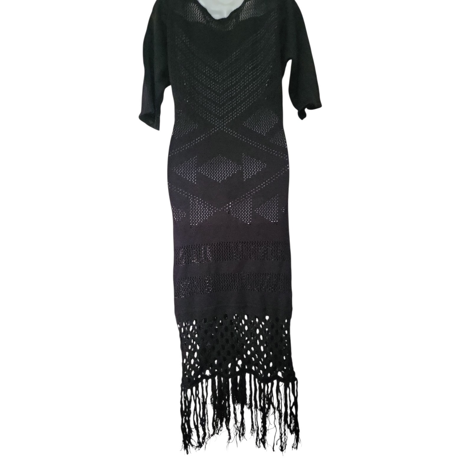 Simply Be Crochet Fringe Summer Holiday Festival Dress UK Size 18