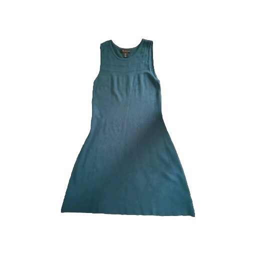 Tahari Knitted Dress Tunic Skirt Dress Emerald Green Size S