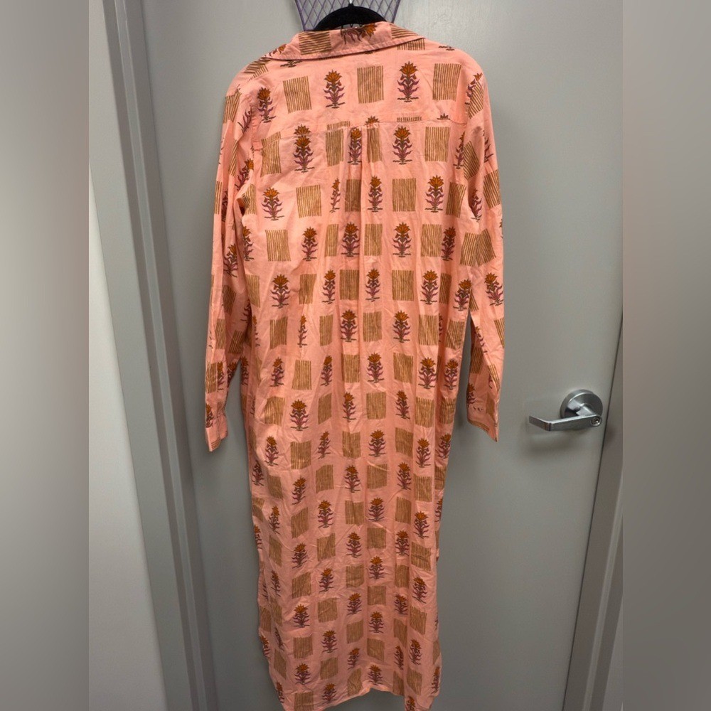 Becasa Coral Shirt Dress M/L