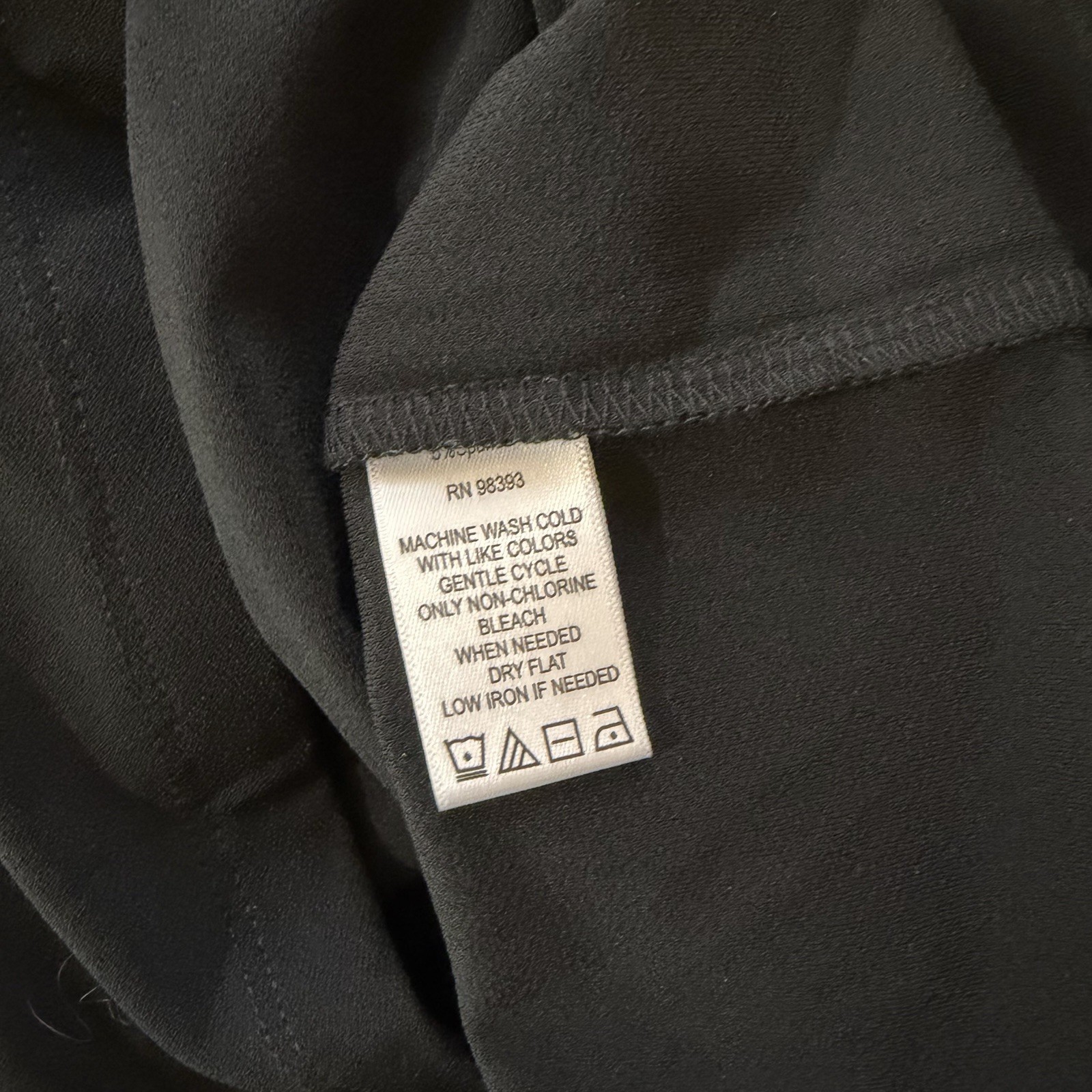 Dennis by Dennis Basso Midi Dress Plus Size 1X Twist Knot Front Crepe Knit Black