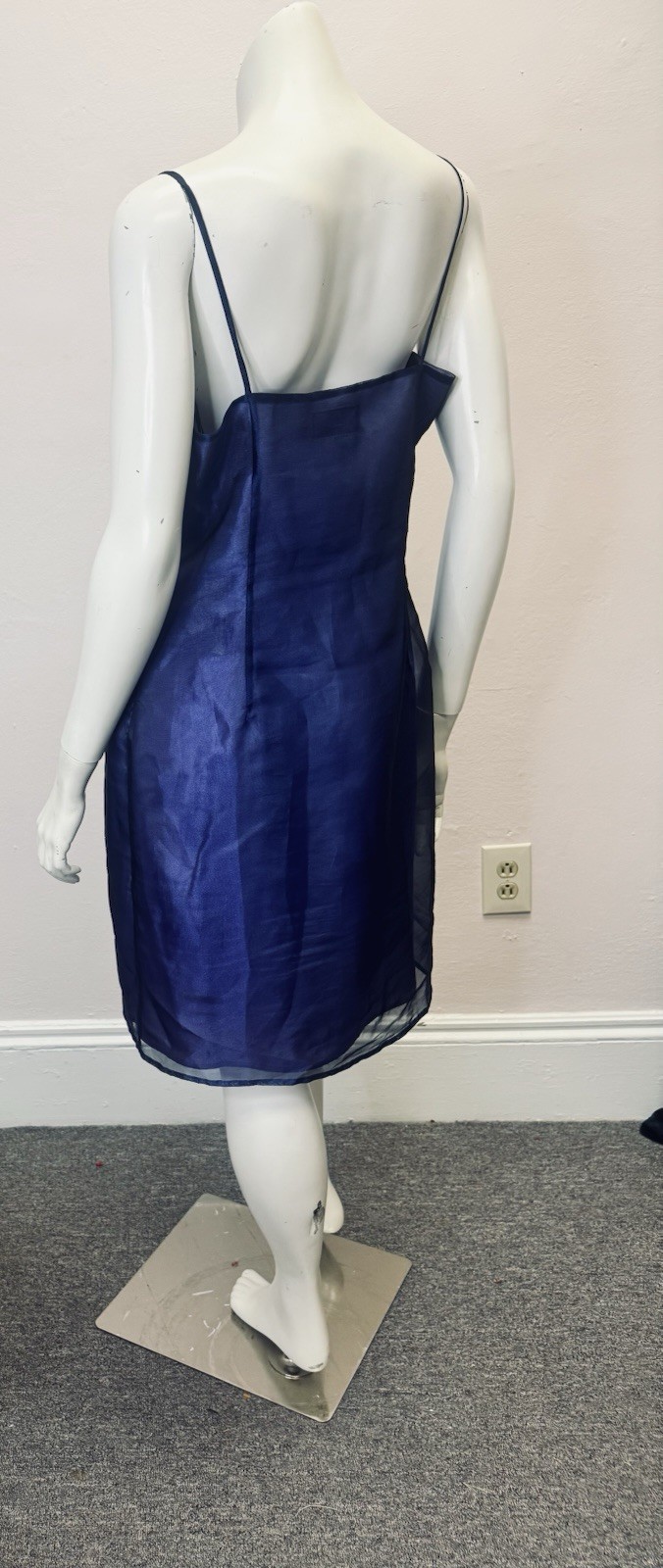 Vintage 90’s Prom Wedding Formal ABS Allen Schwartz Y2K Dress Size 14 Large