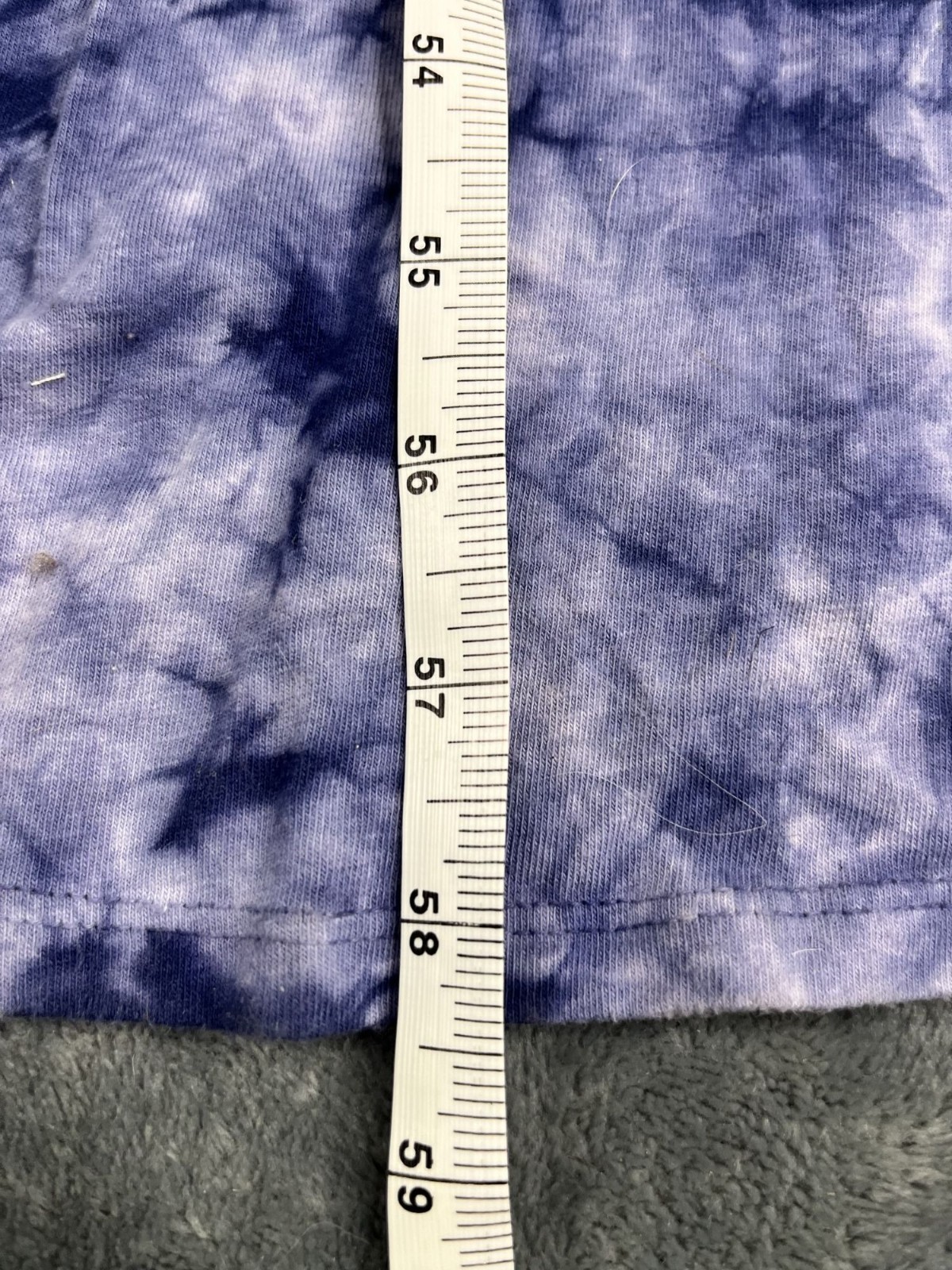 LuLaRoe Womens Blue & White Tie-Dye Short Sleeve Maxi Dress S