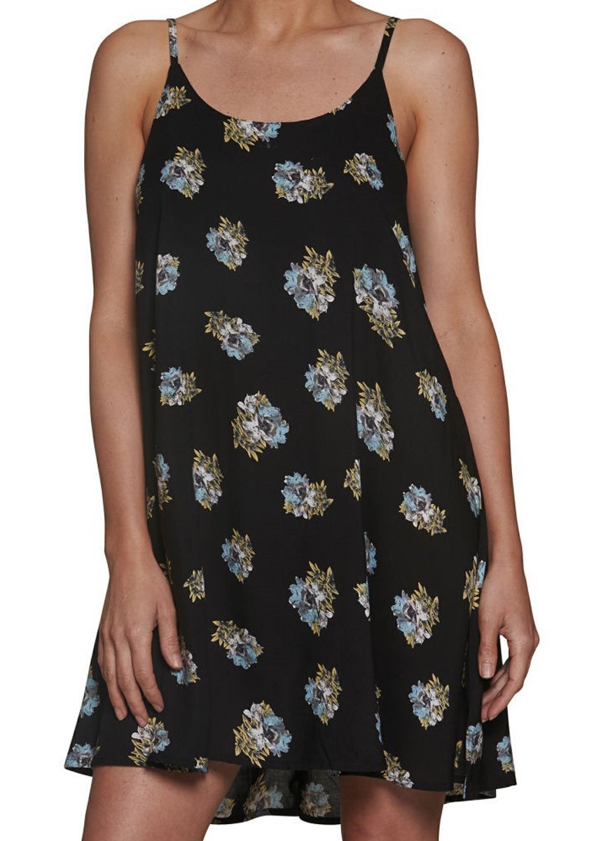 Dakine Women’s Izzy Mini Dress Medium Mini Hula Print Black
