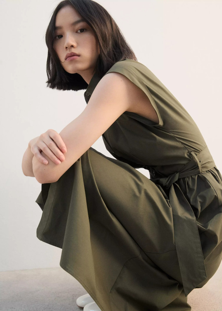 NWT mango Belt shirt dress