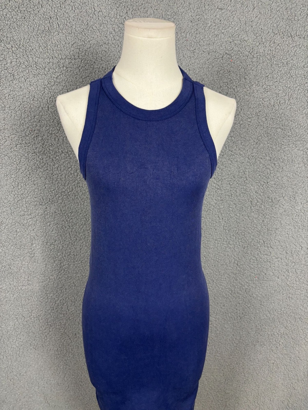 Hippie Rose Juniors’ Women’s Blue Sleeveless Bodycon Tank Dress Size Large NWOTs