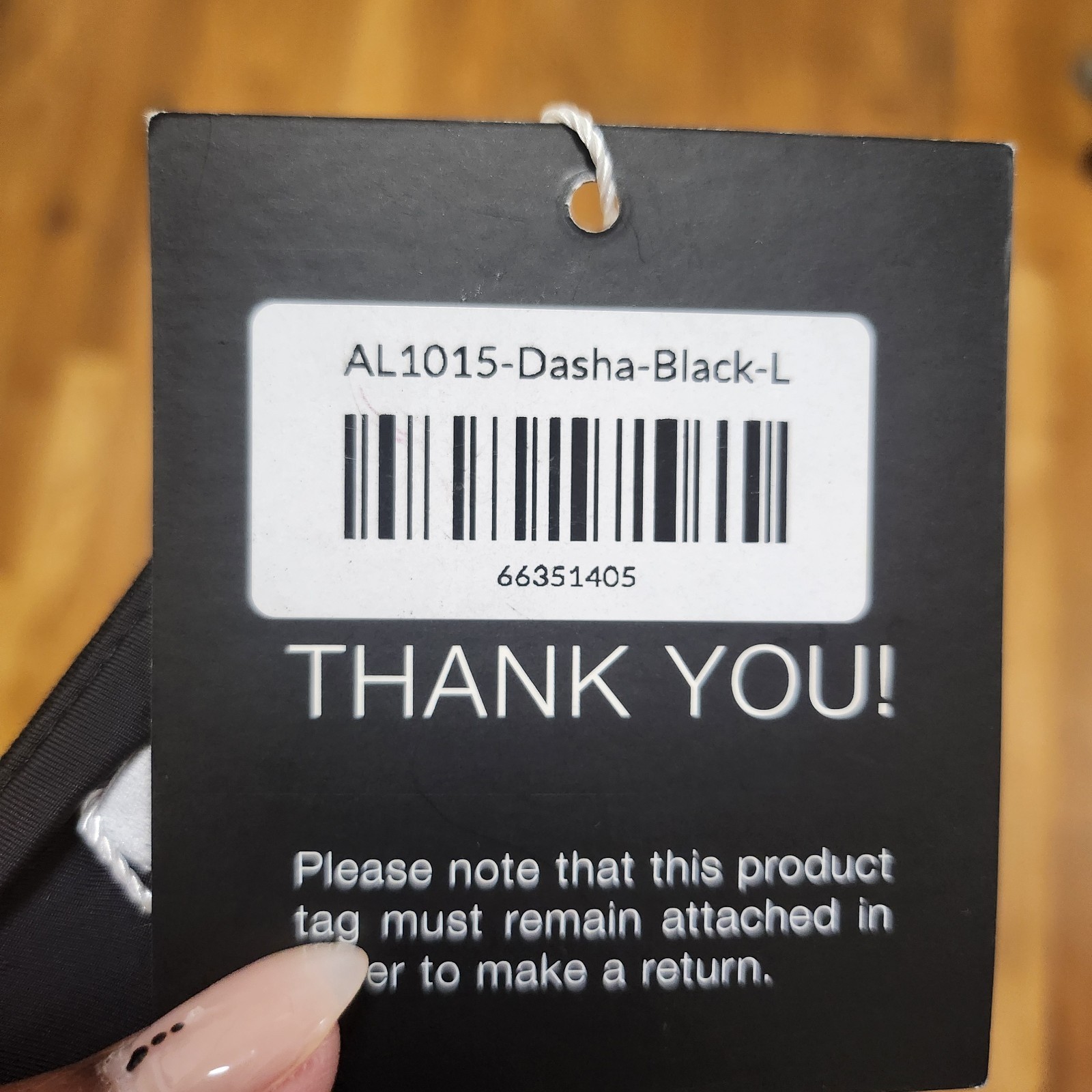 Aliava Chic and sophisticated Dasha Modern Midi Wedding Guest Dress Black Large
