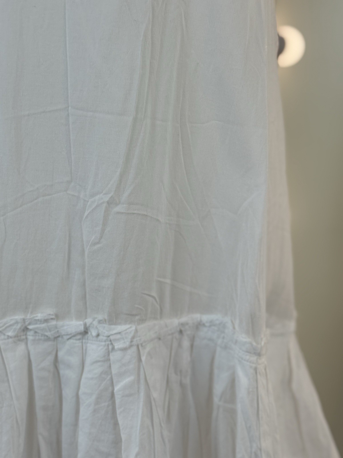 100% Cotton Slip Dress Adjustable Strap Midi Dress Minimalist Cotton Summer