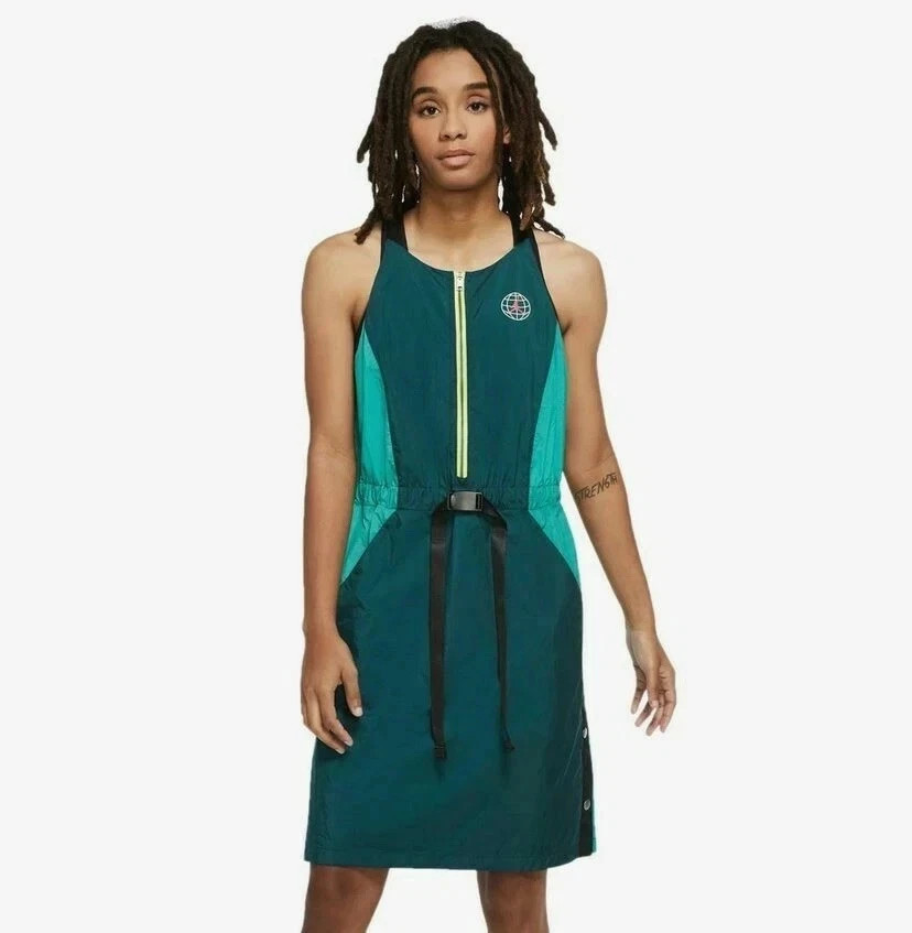 NIKE AIR JORDAN Dress L UTILITY FLIGHT Ltd Edition Pockets Racerback Streetwear