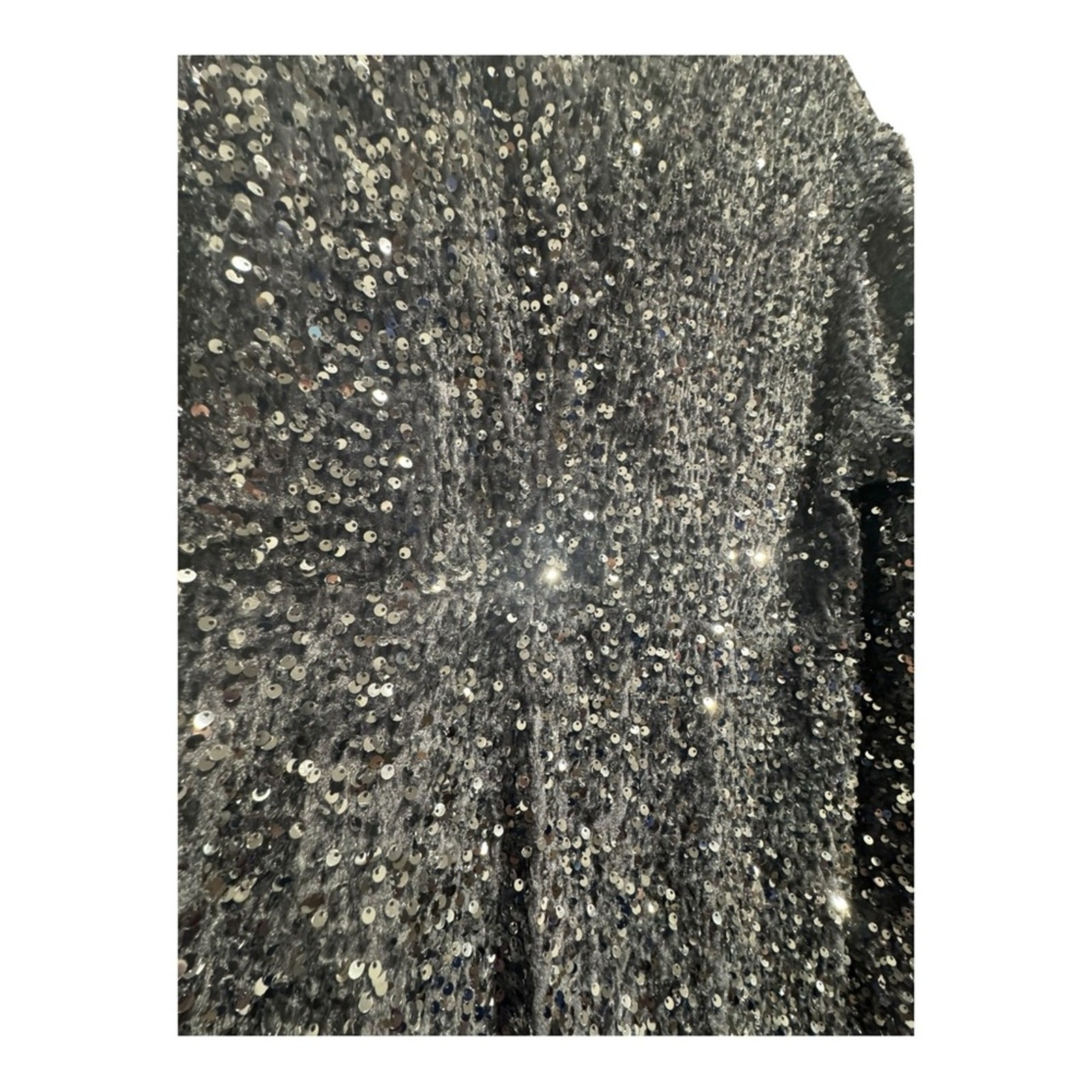 Extro & Vert Sparkling Silver And Black Dress