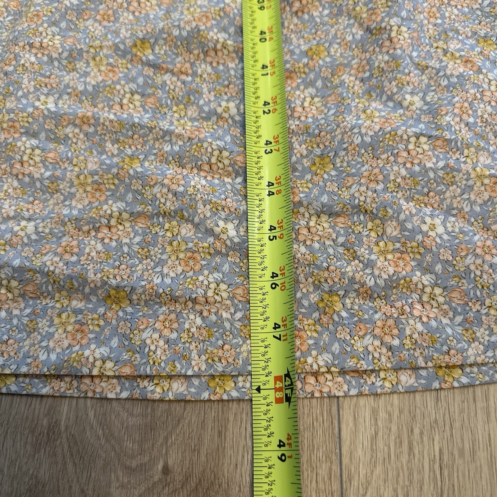 Size XS NWOT Oak Meadow Floral Midi Dress Holly Bonnie Blue Sold Out Cottagecore