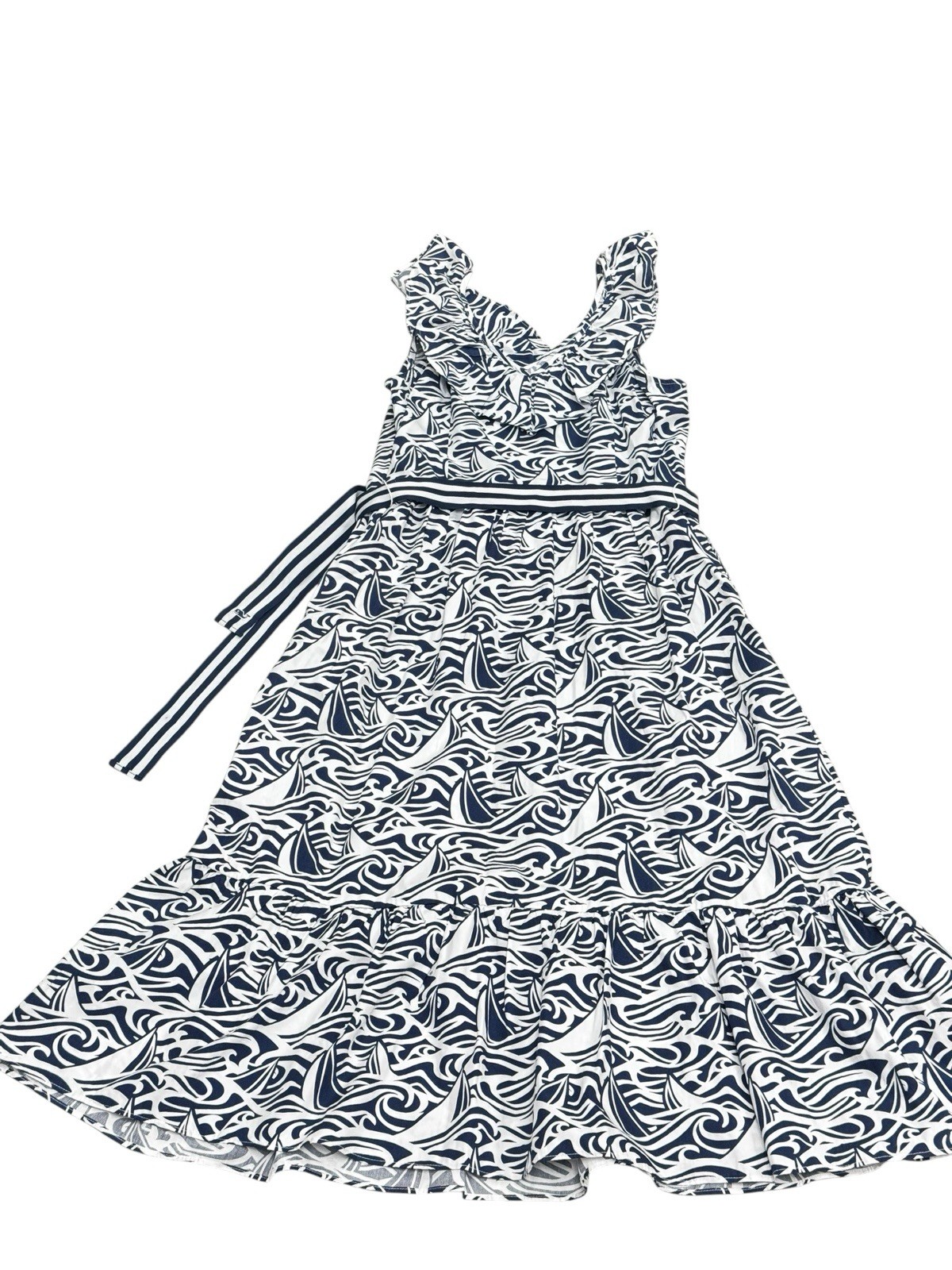 Vineyard Vines x Target Sailboat Rough Seas Midi Dress Size S Small
