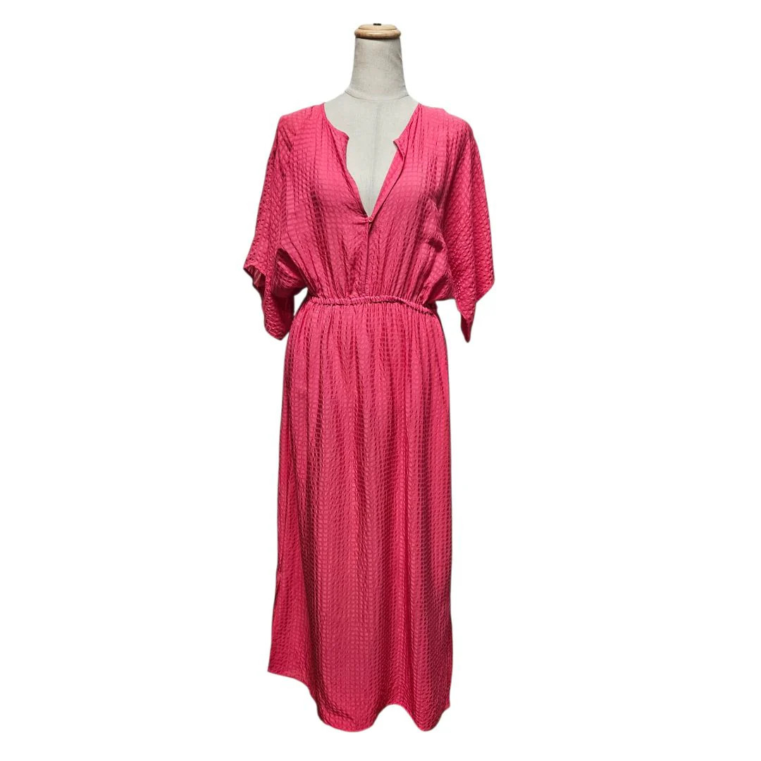 Eres Pink Sheer Silk Beach Dress Size S/M Preloved Excellent Condition