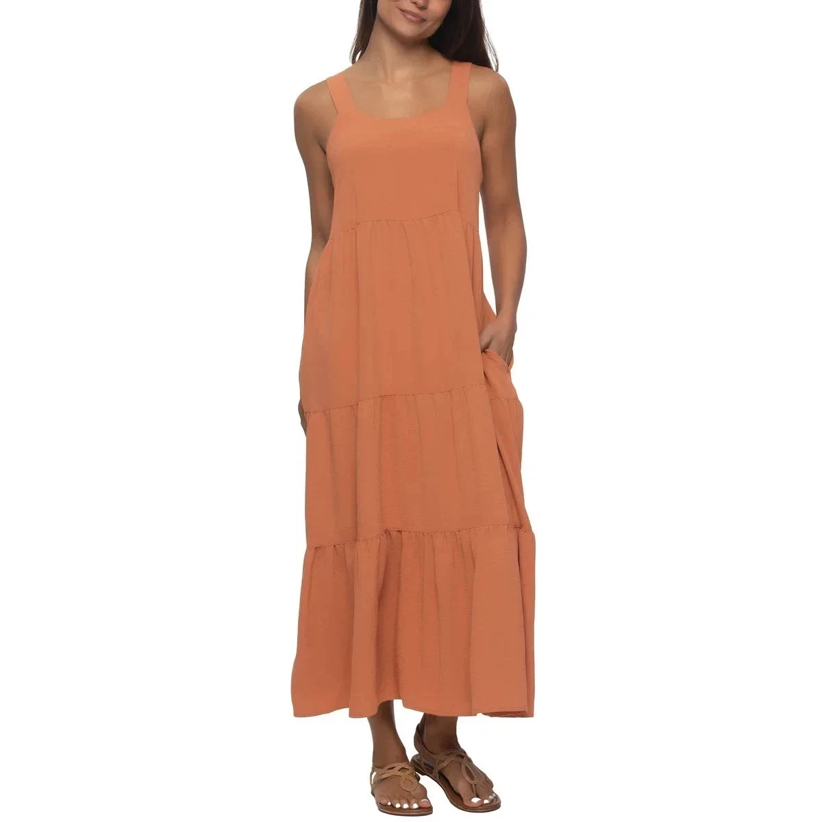 Felina Ladies’ Tiered Maxi Dress | G33