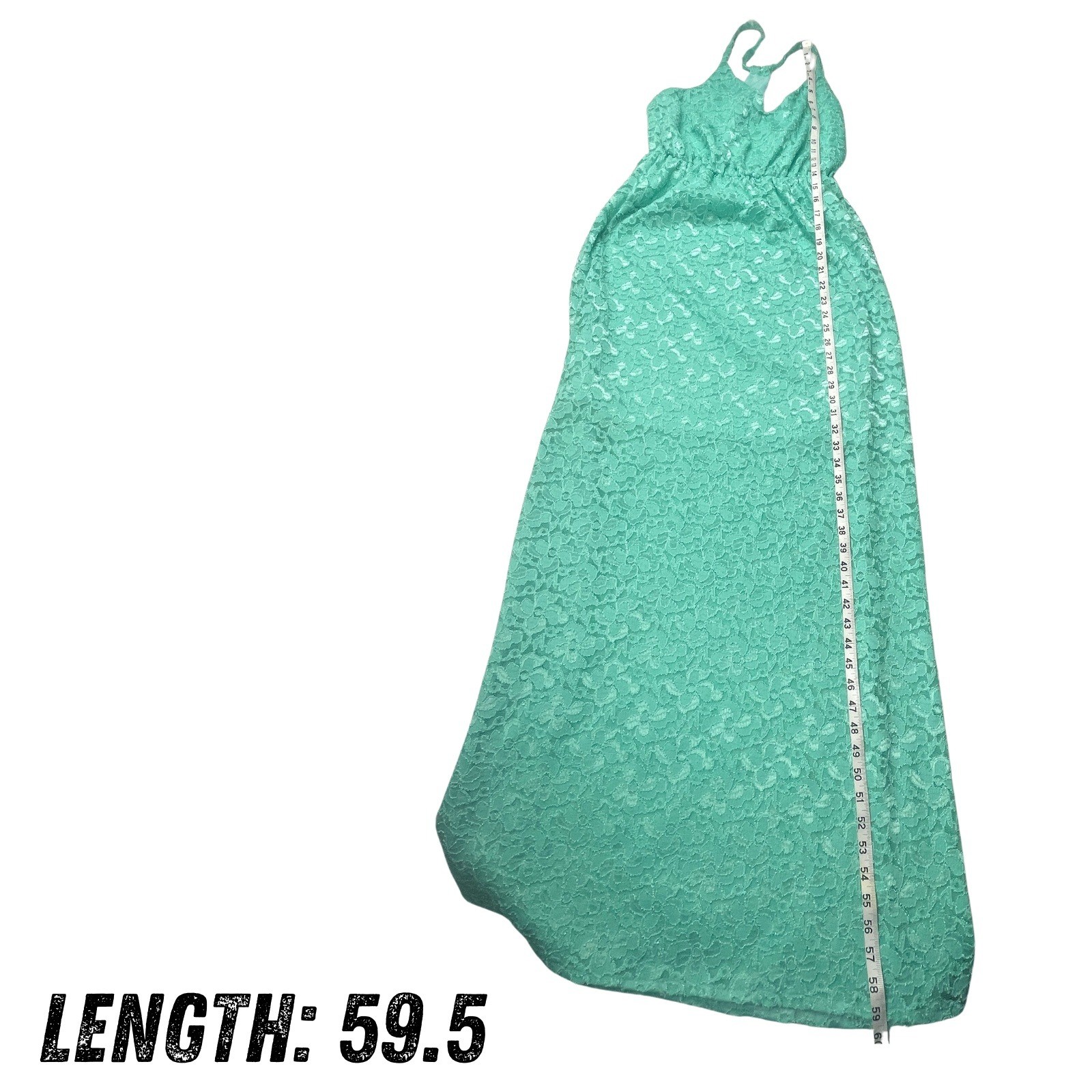 Judith March Mint Green Lace Maxi Dress Women’s Large L Boho Romantic Wedding