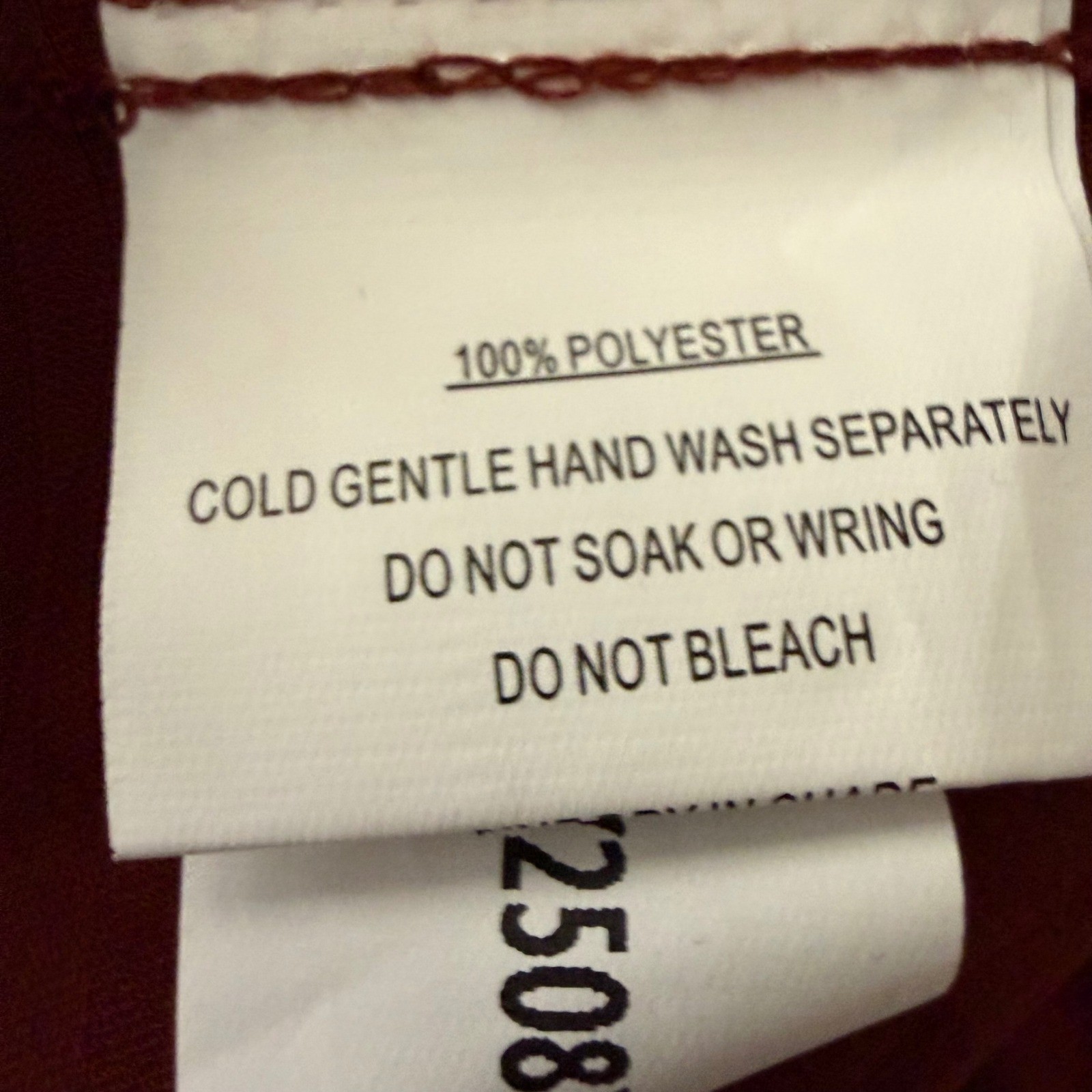 Billy J Sian Maxi Dress Rust Satin Cowl Neck Tie Back Formal Gown Size 10 NEW